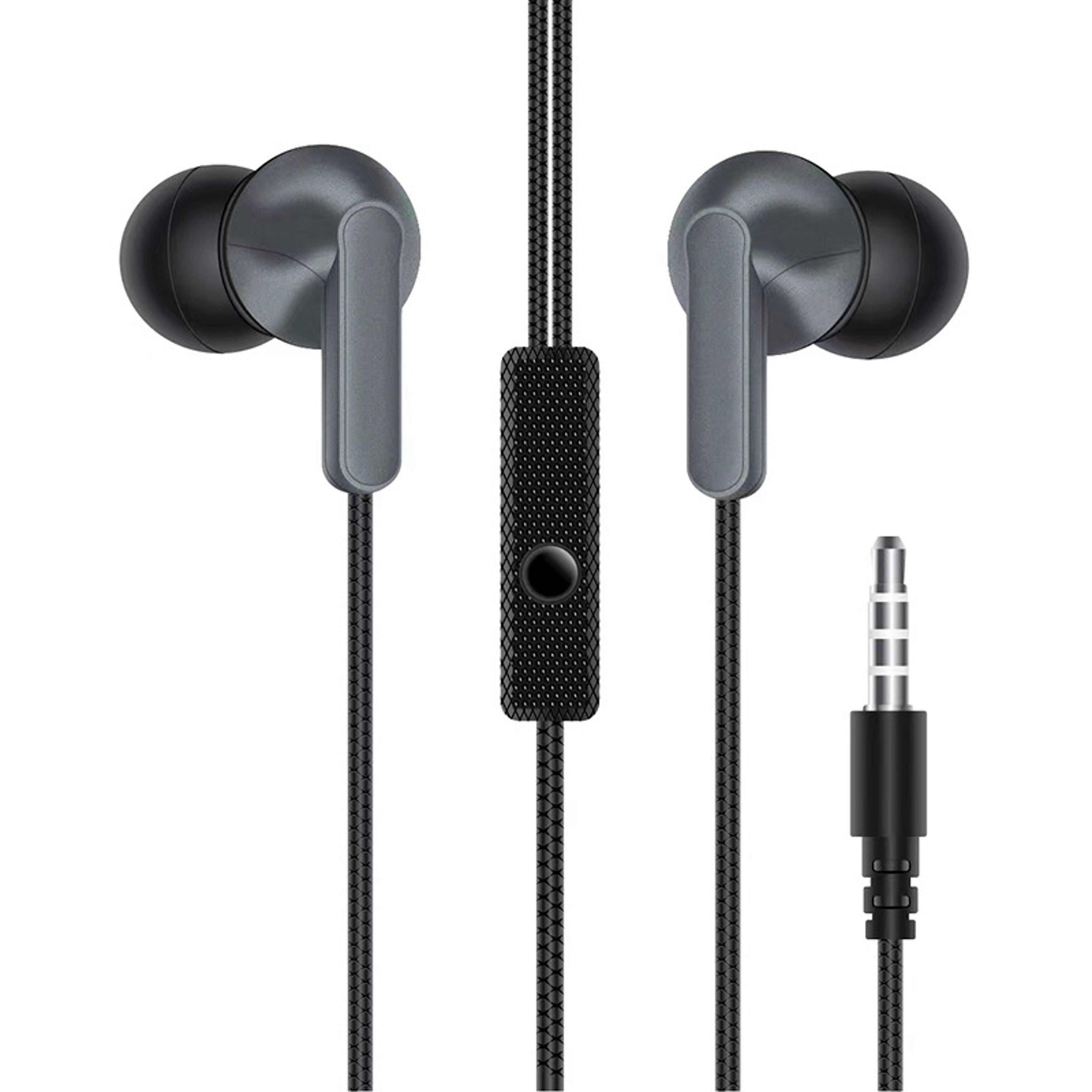 35mm Wired Earbuds With Mic Bass Stereo Sound And Volume Control 1