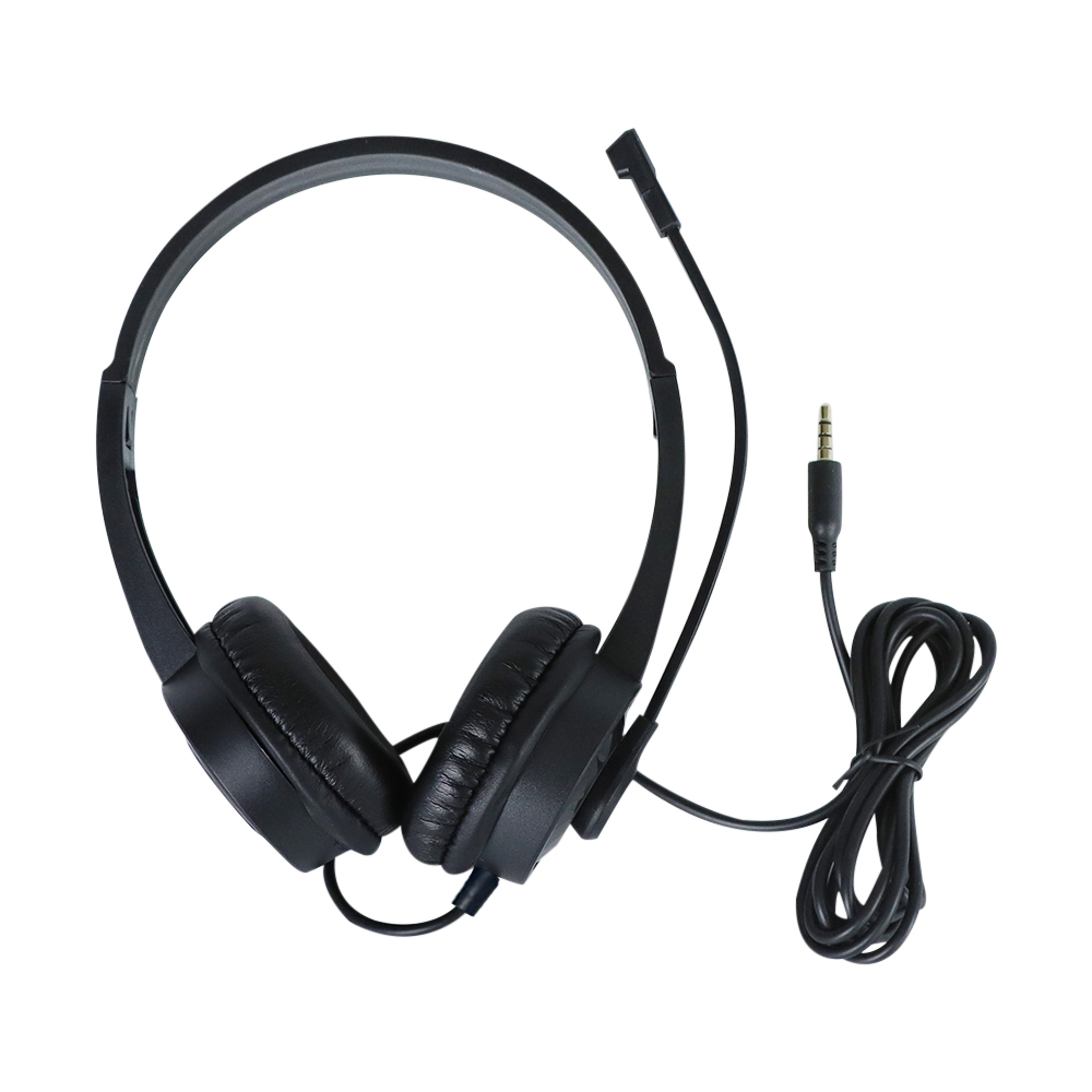 ClearCall 35mm Wired Computer Headset With Noise Reducing Microphone And Volume Control 0