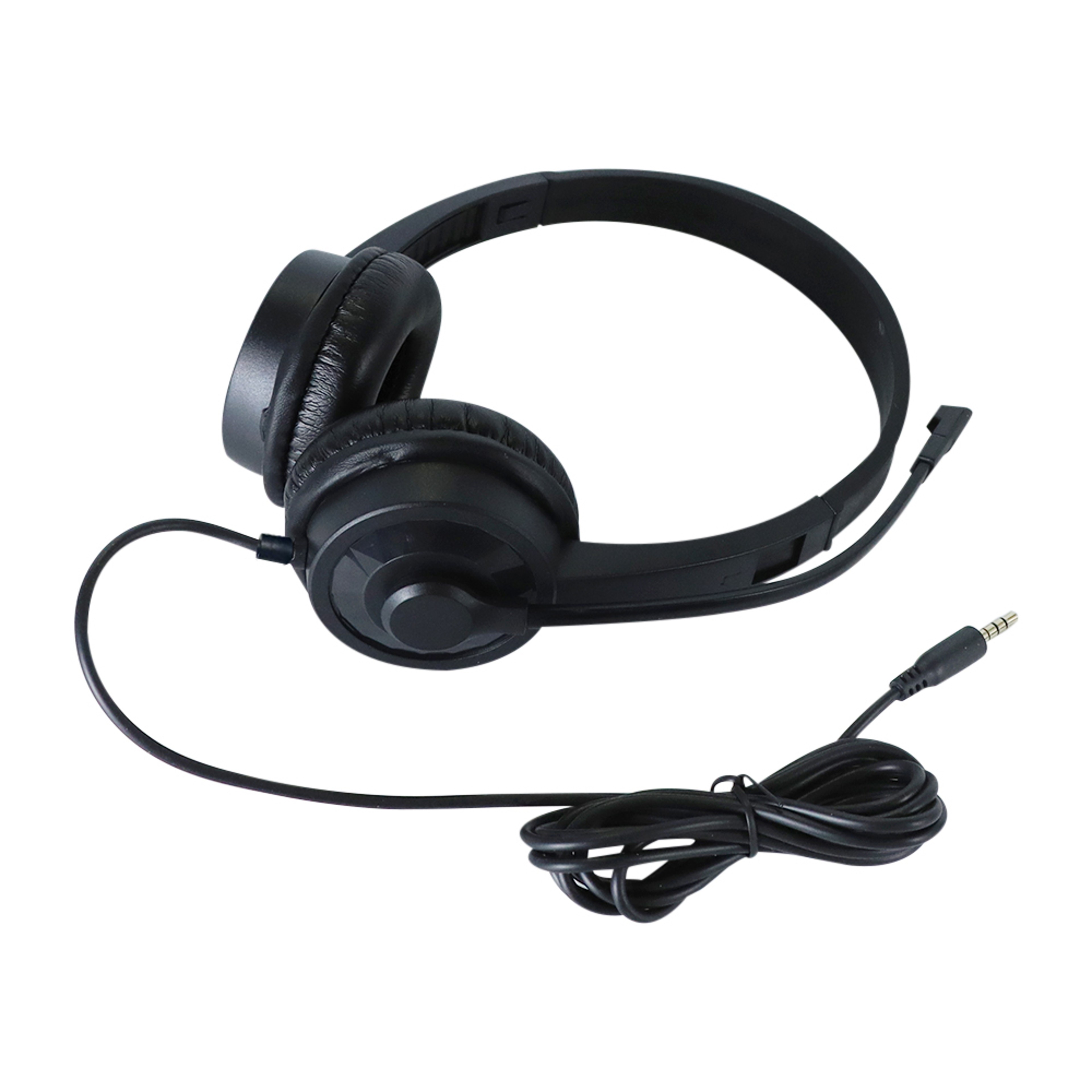 ClearCall 35mm Wired Computer Headset With Noise Reducing Microphone And Volume Control 3