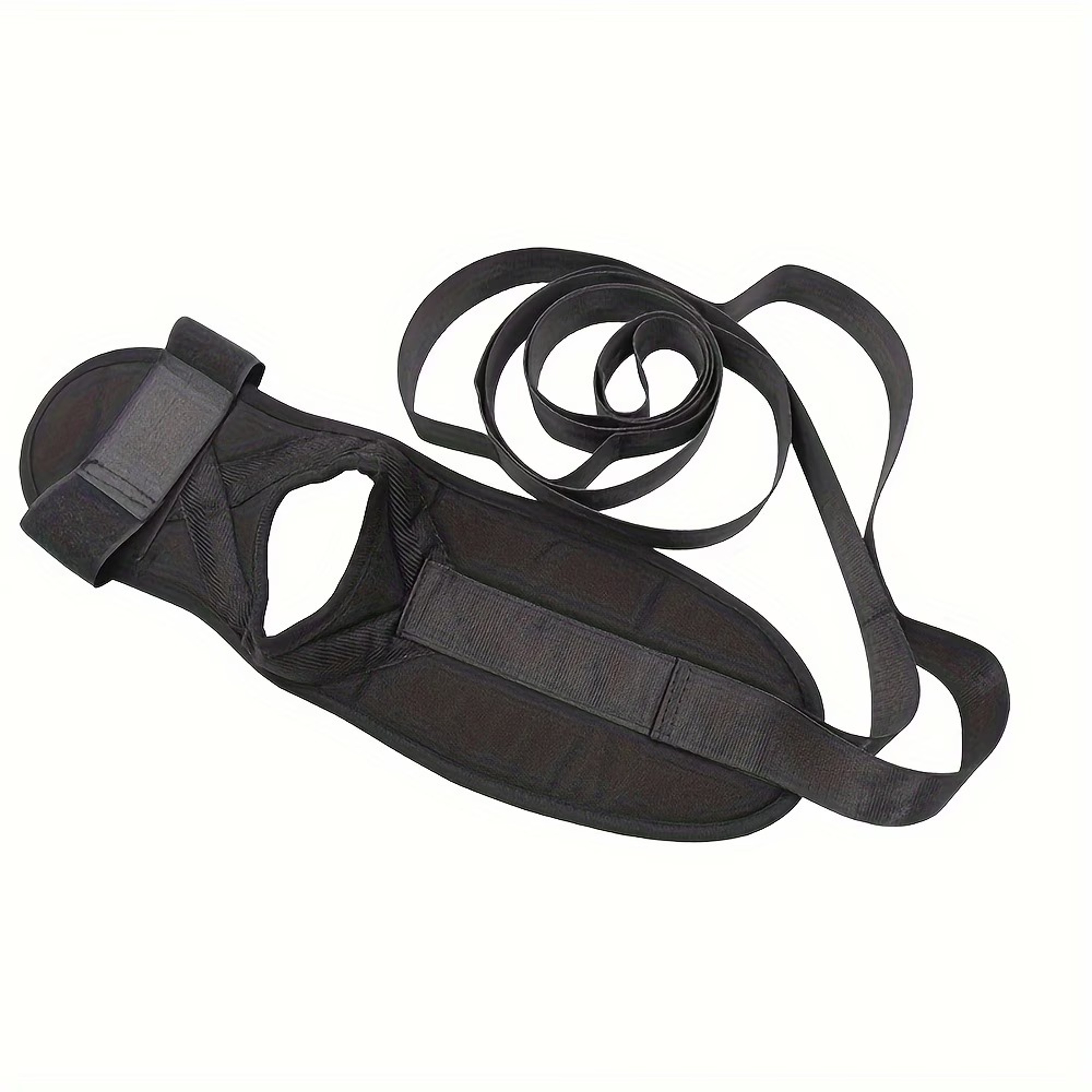 FlexEase Adjustable Yoga Stretching Strap for Leg Foot and Calf Flexibility Training – view 7