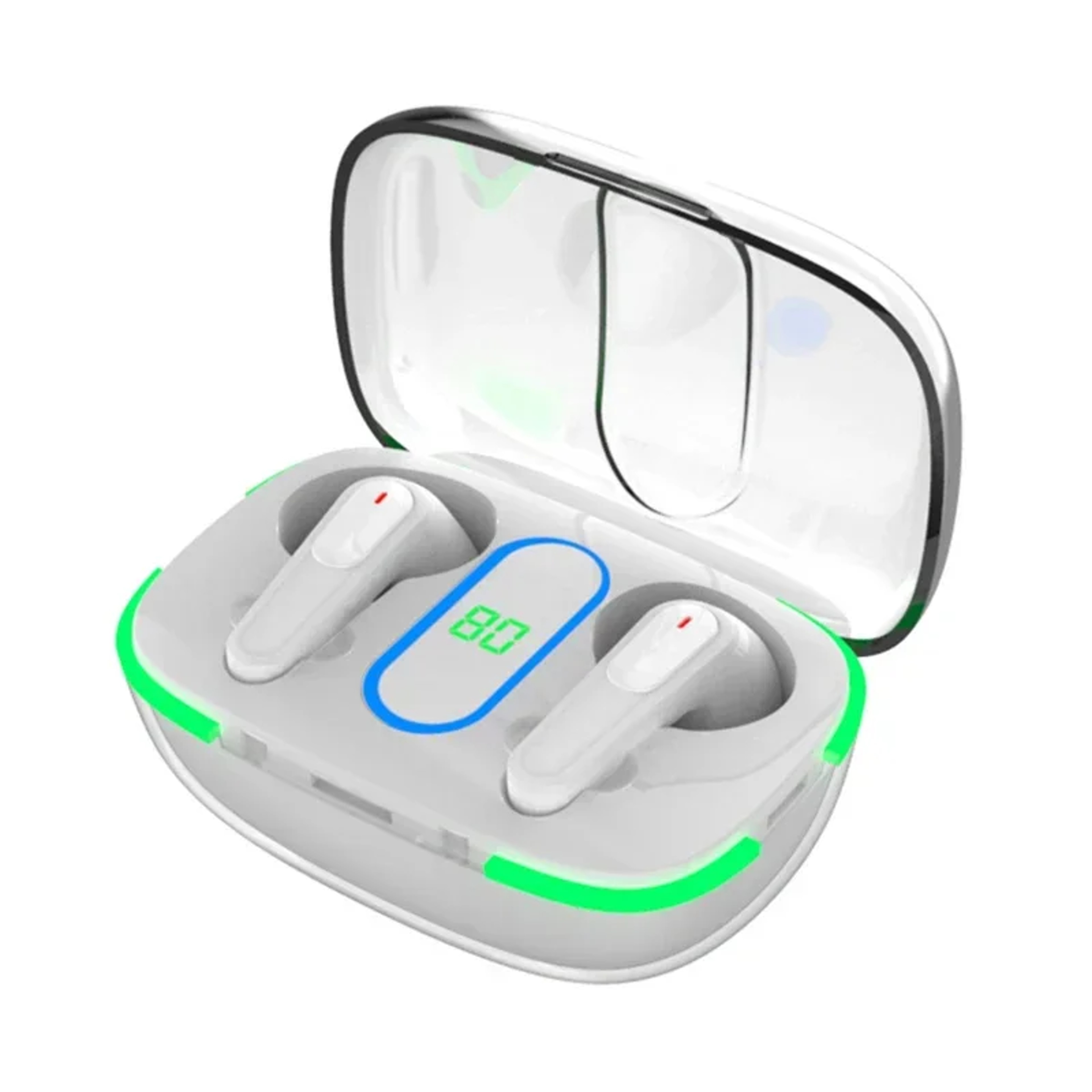 TWS Wireless Bluetooth Earbuds With Digital Display Long Battery Life And Low Latency Mic 8