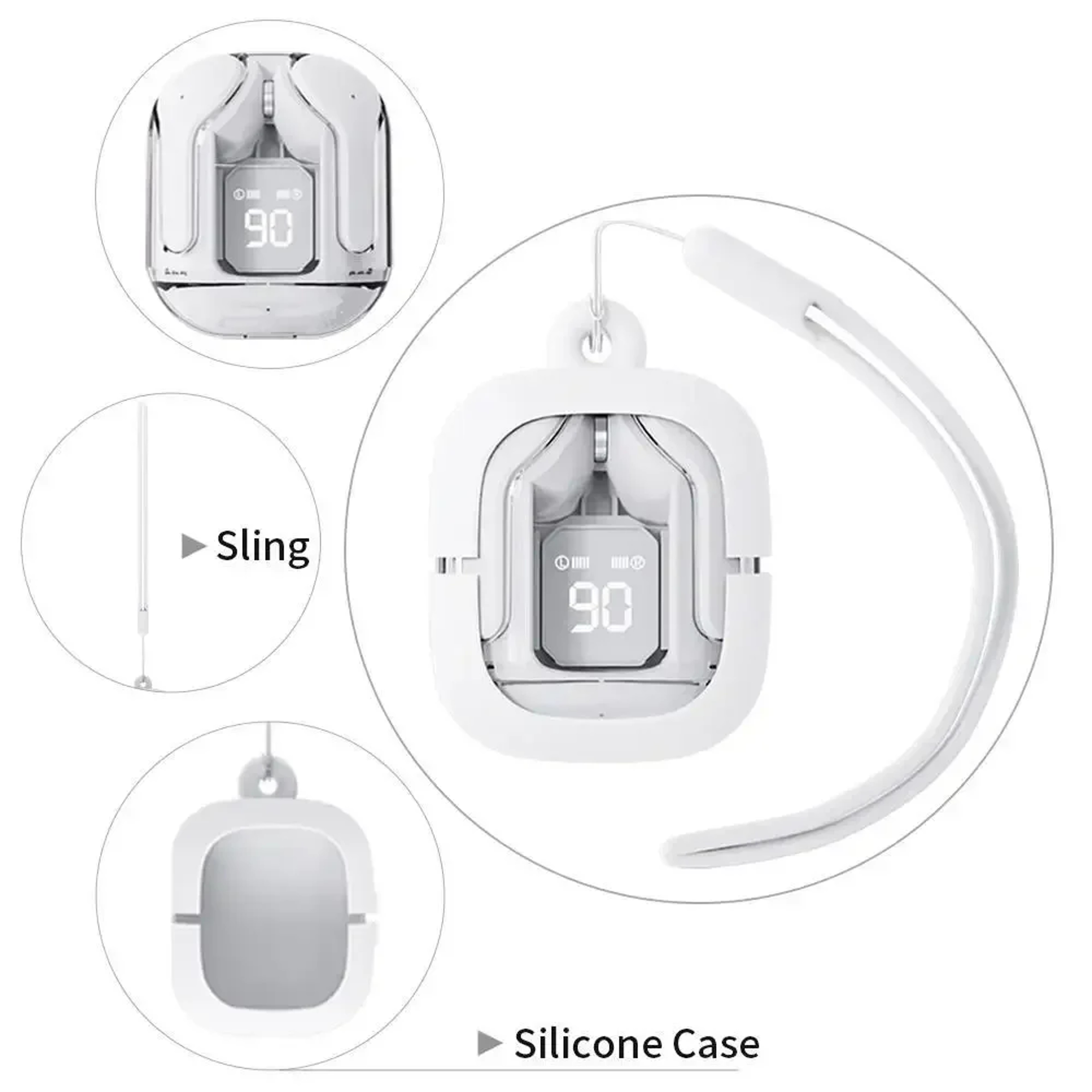T2 TWS Gaming Earbuds Bluetooth 53 HiFi Wireless Earbuds With Noise Reduction 5