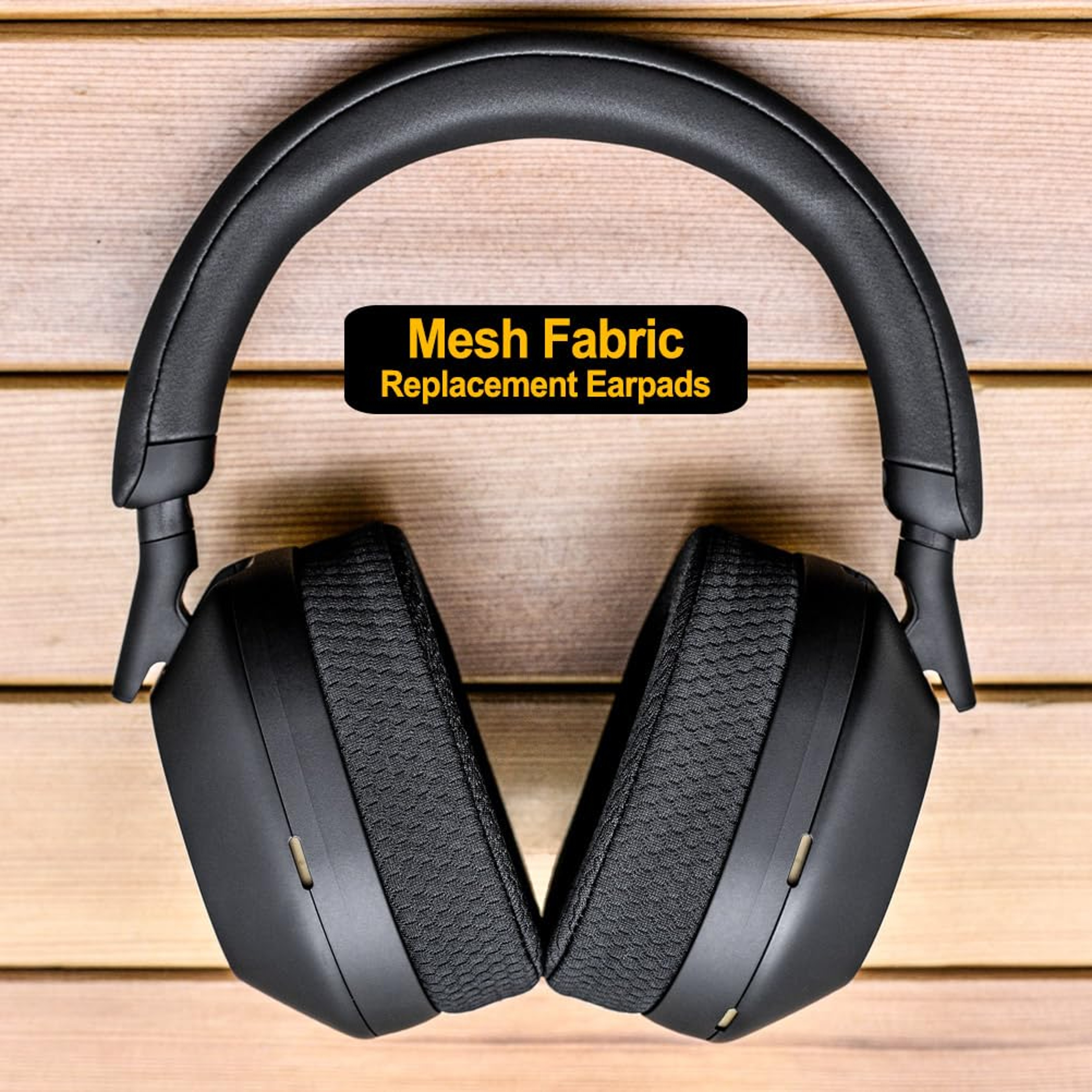 Replacement Earpads Breathable Mesh Memory Foam Ear Cushions – view 5