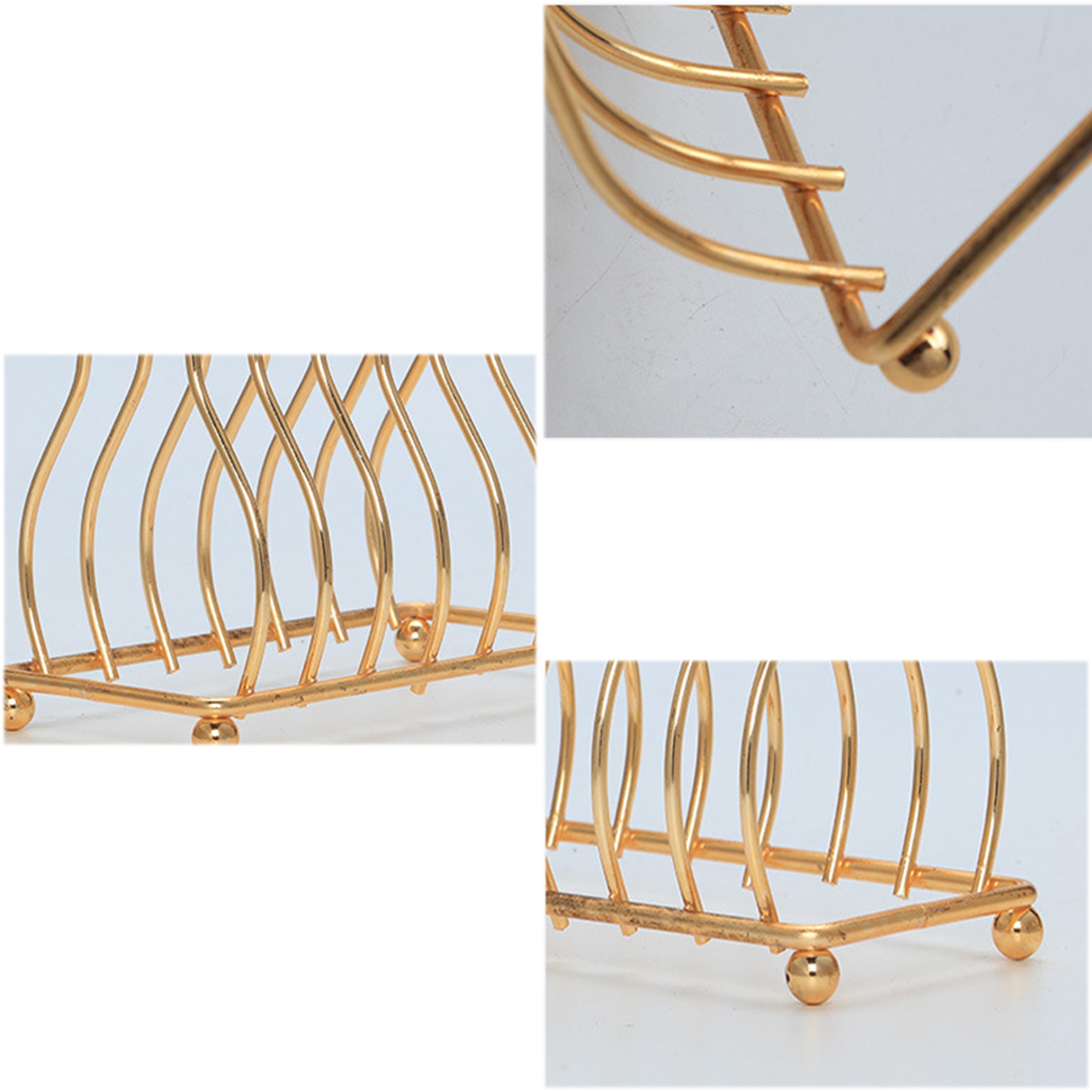 Compact Iron Dish Drying Rack And Kitchen Cabinet Organizer 4