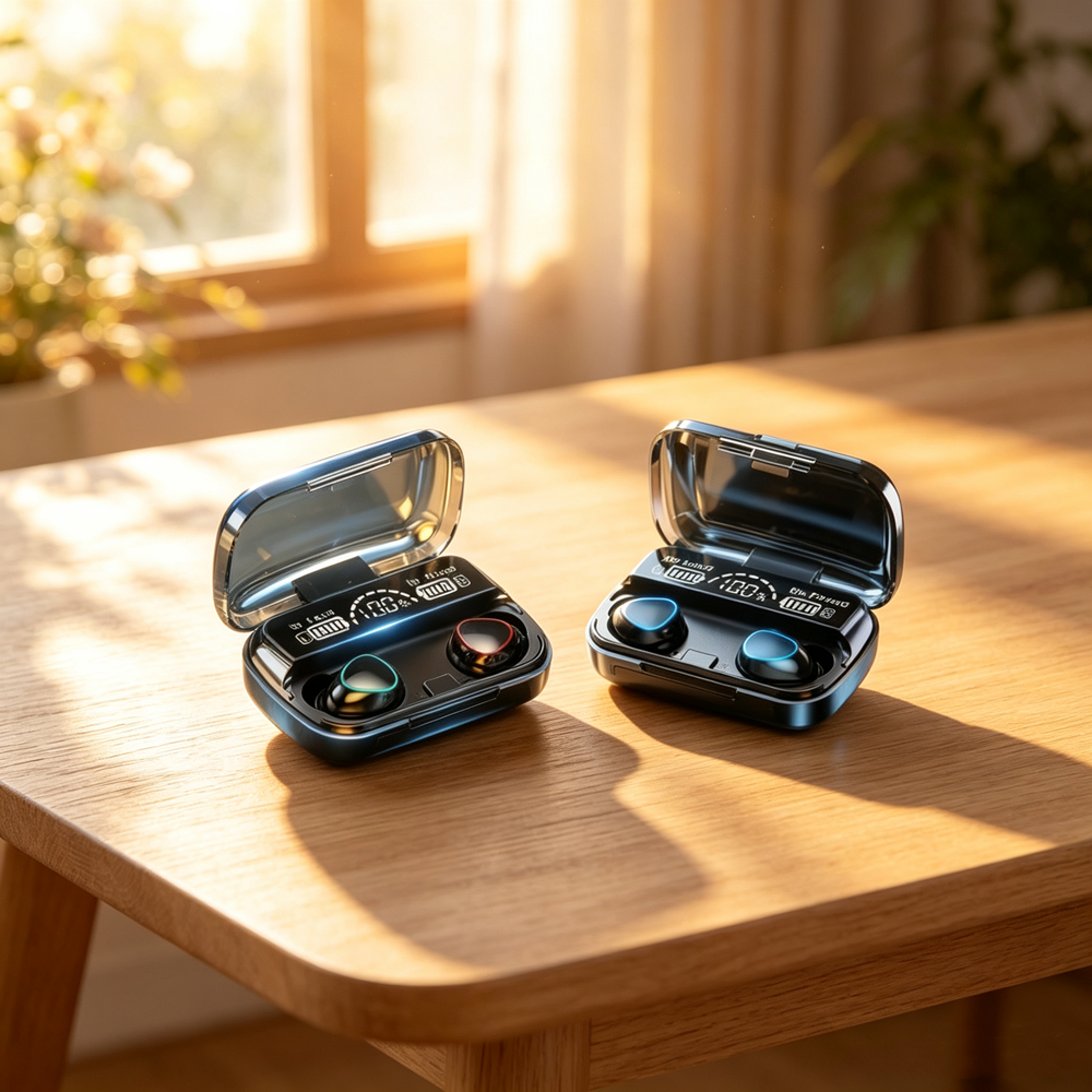 App Controlled Wireless Gaming Earbuds with OTA Updates – view 2
