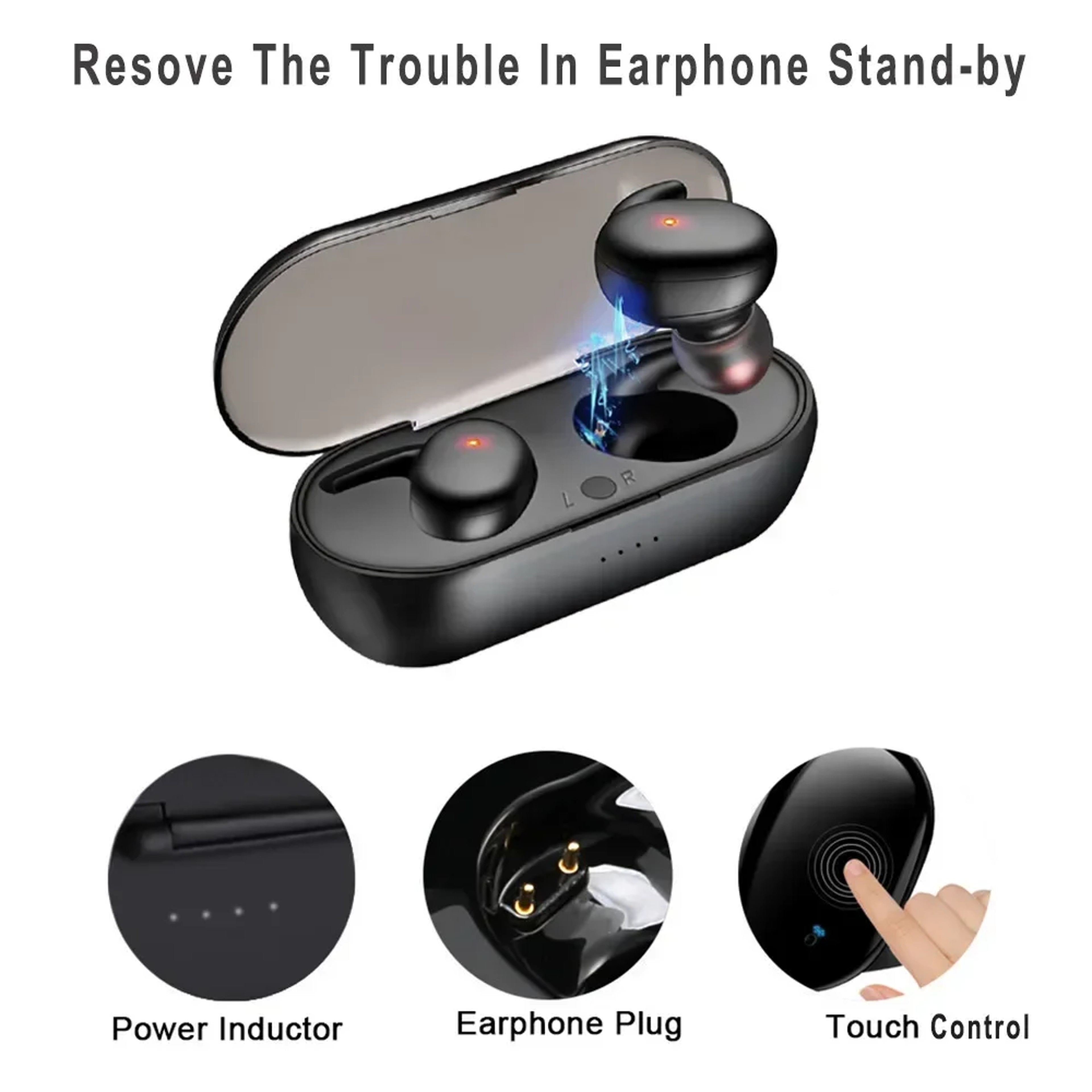 Bluetooth 53 Wireless Earbuds With Noise Reduction And Charging Case 3