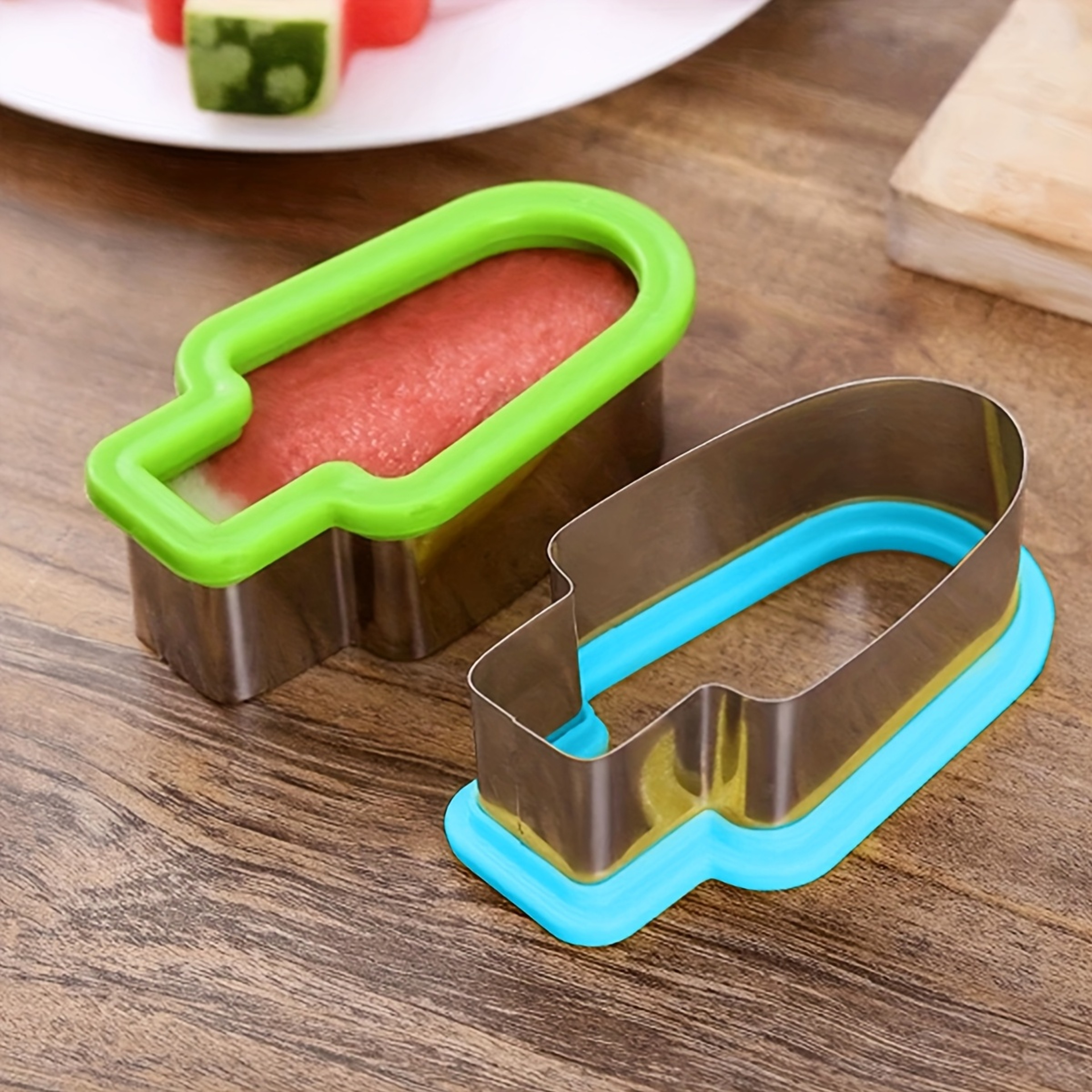 Stainless Steel Watermelon Popsicle Cutter And Fruit Slicer For Fun Summer Snacks 4