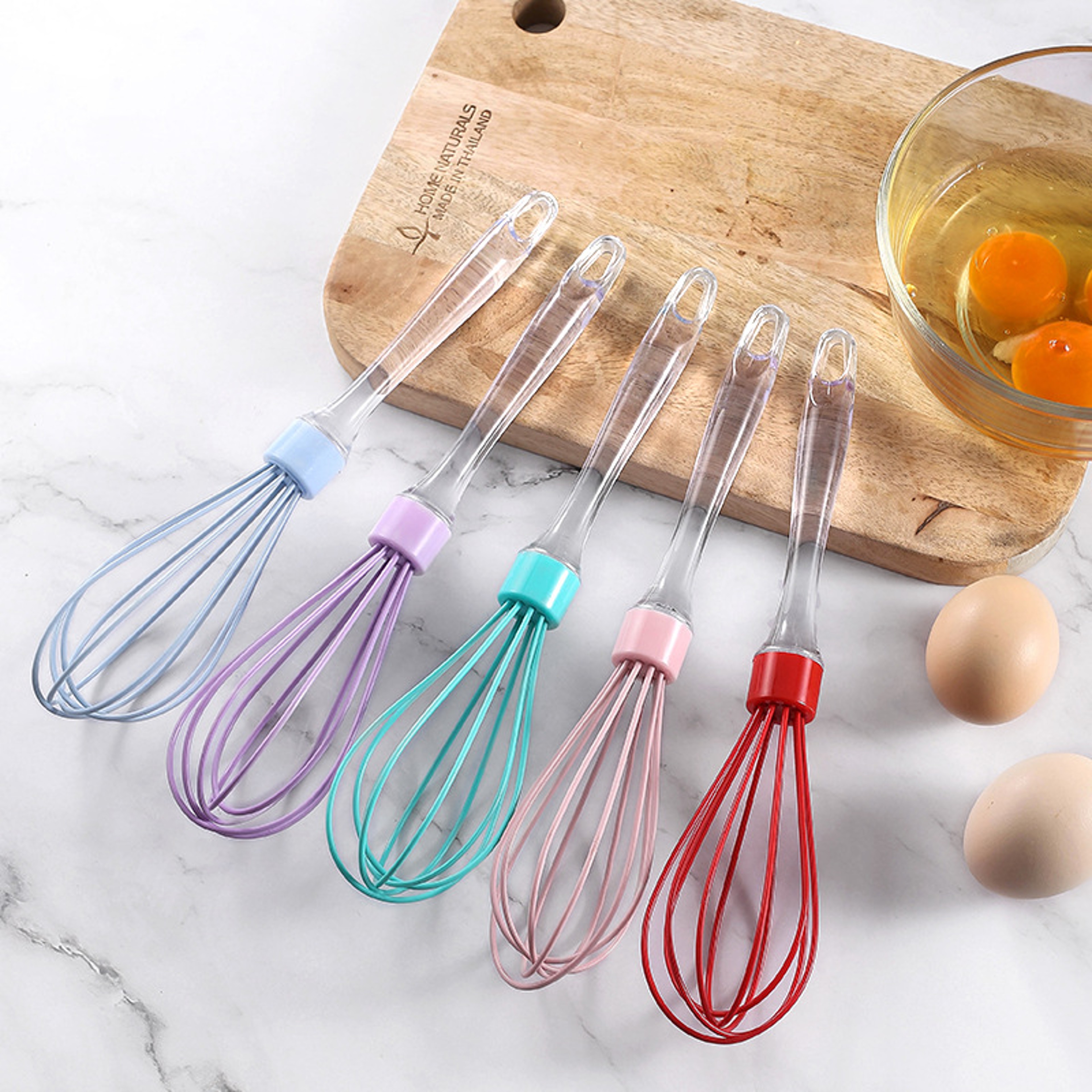 Silicone Whisk Manual Egg Beater For Baking And Mixing 1