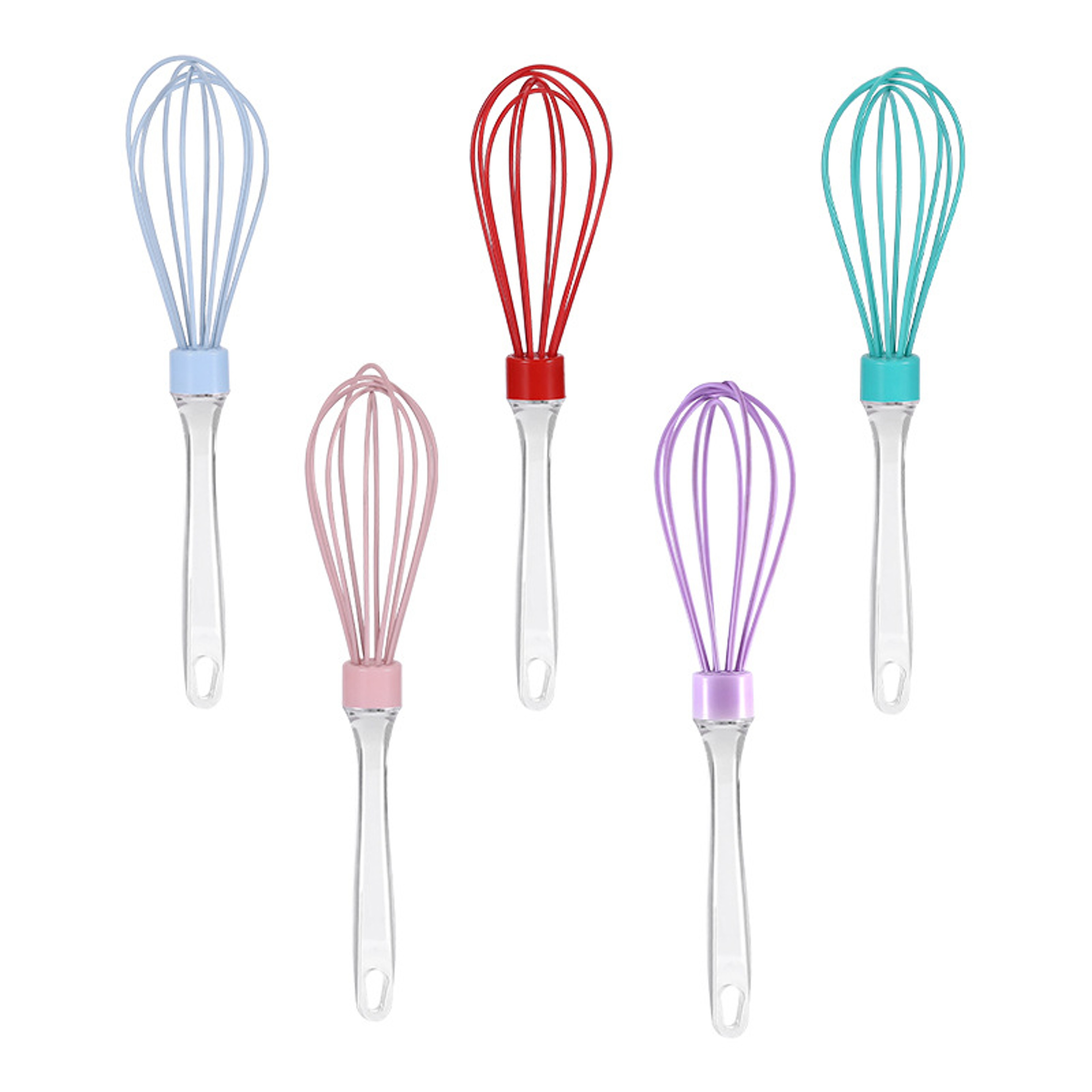 Silicone Whisk Manual Egg Beater For Baking And Mixing 5