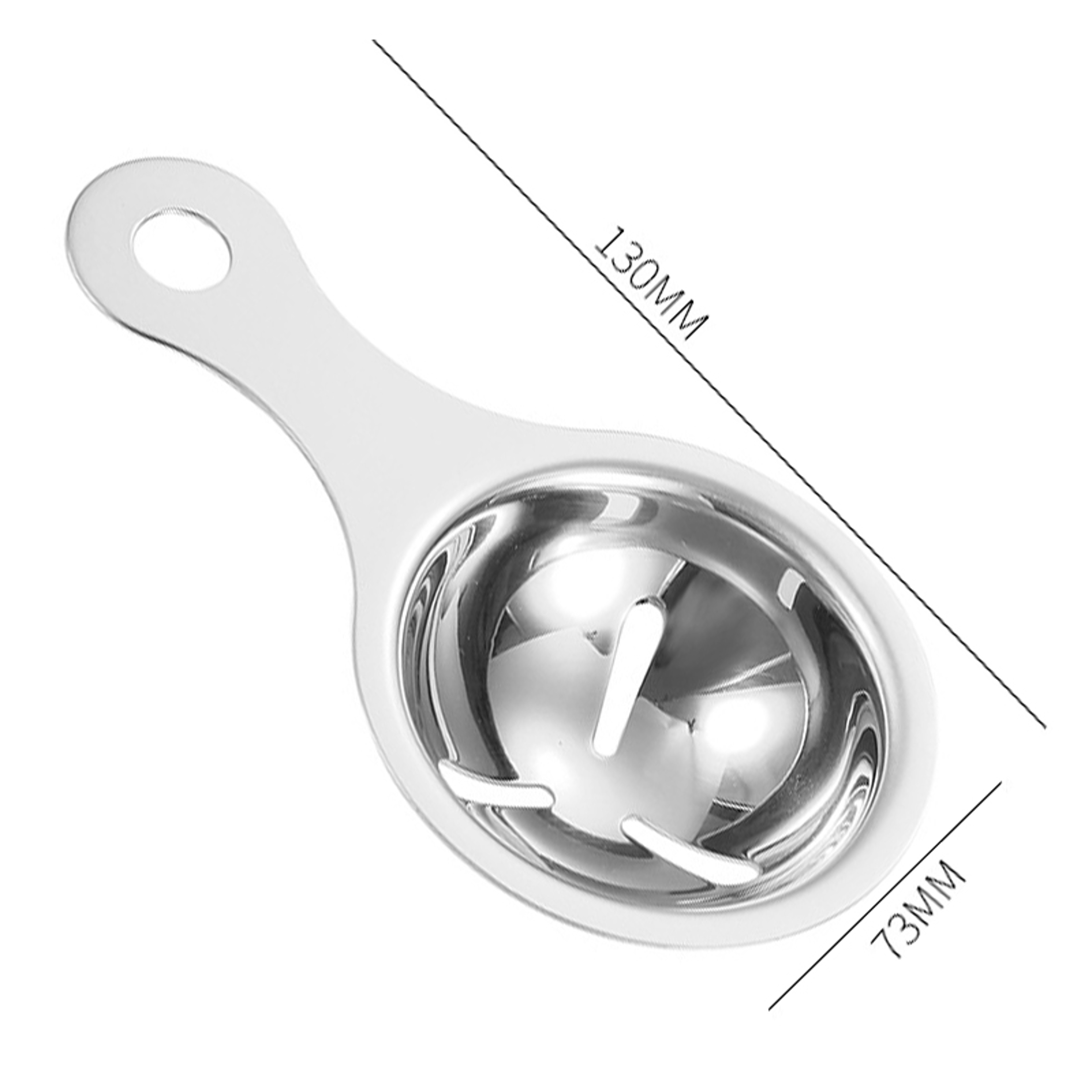 Stainless Steel Egg Yolk Separator Spoon for Easy Baking and Cooking – view 6