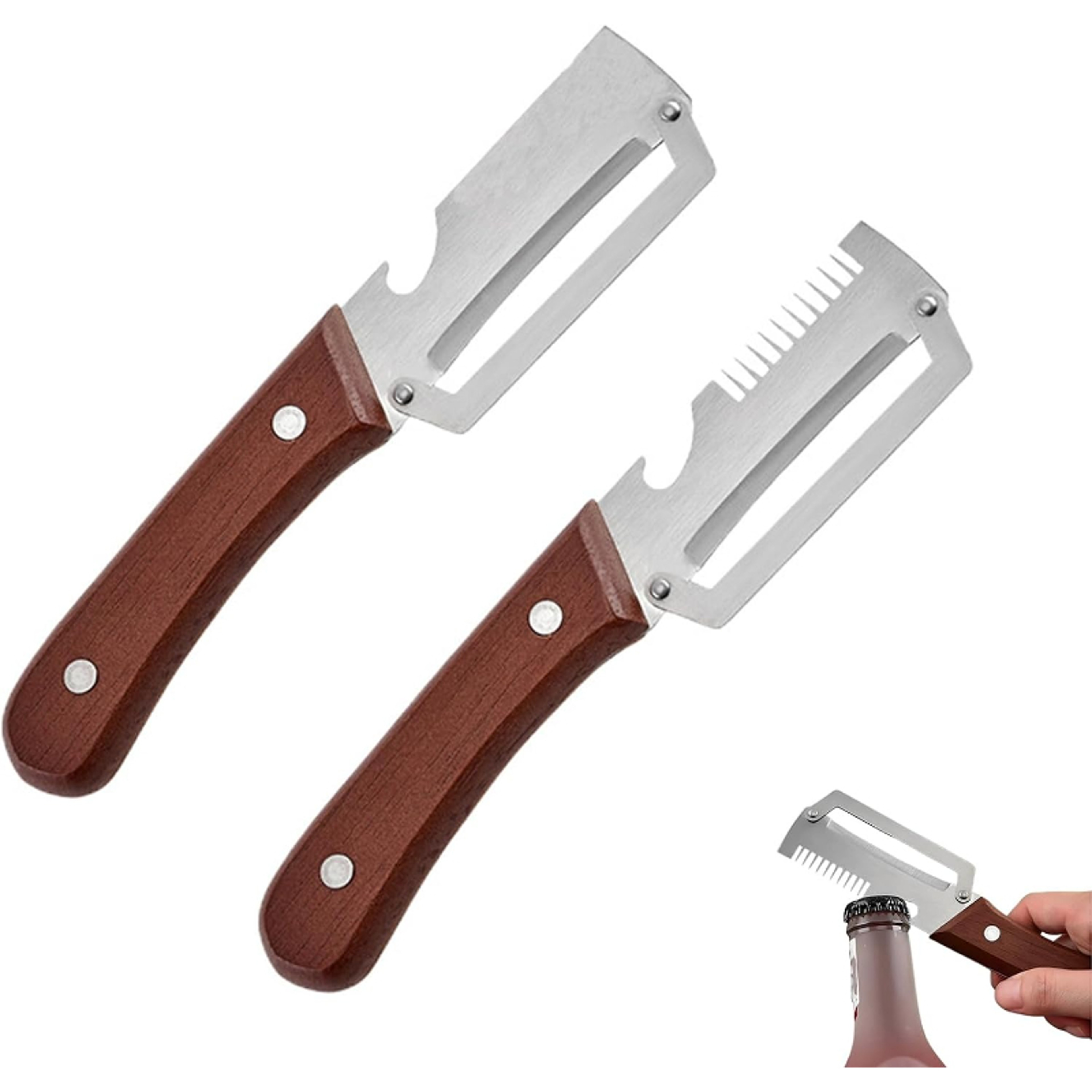 Stainless Steel Vegetable Peeler And Vegetable Slicer Shredder Set 0