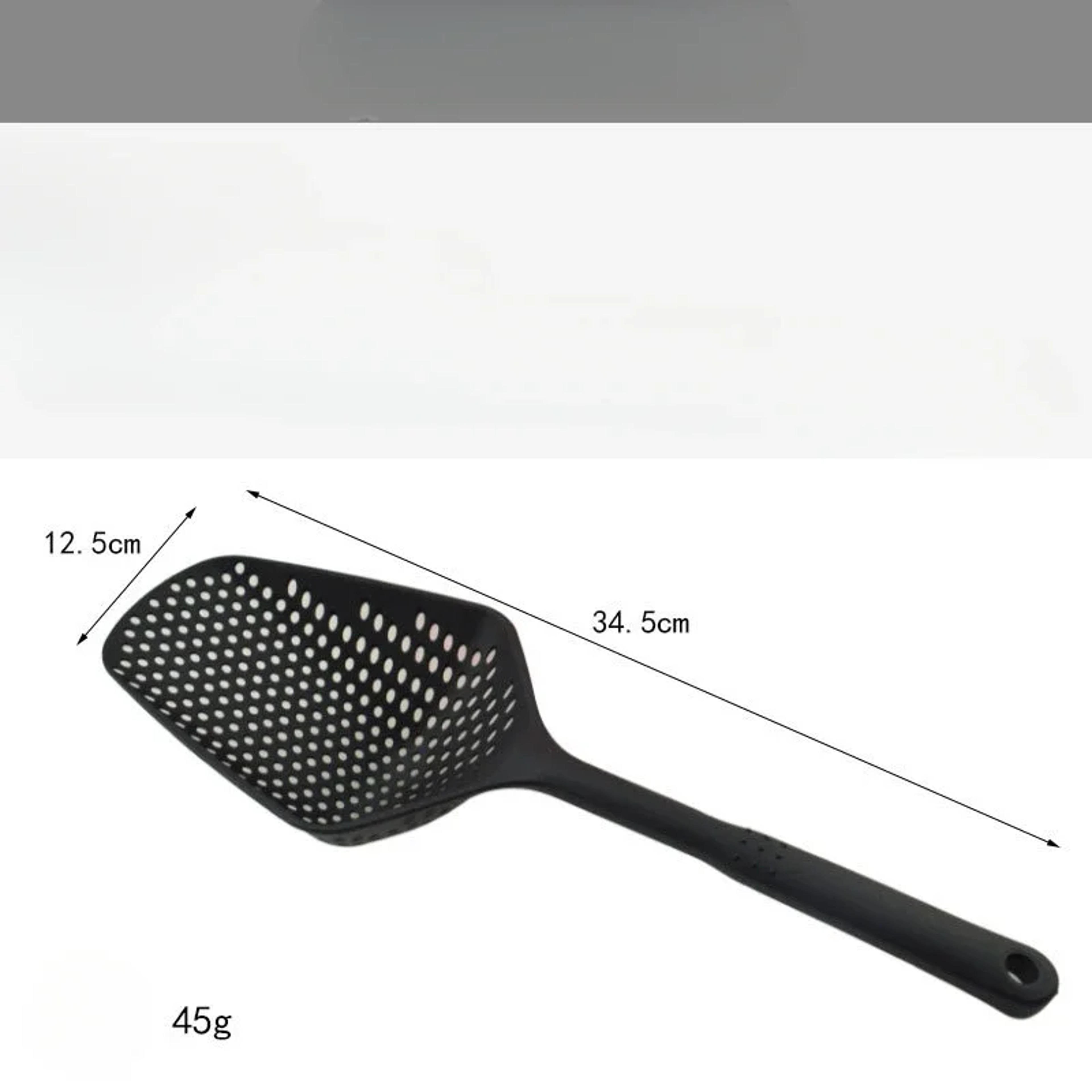 Long Handle Pasta Strainer Spoon Quick Drain Colander Scoop For Noodles And Cooking 6