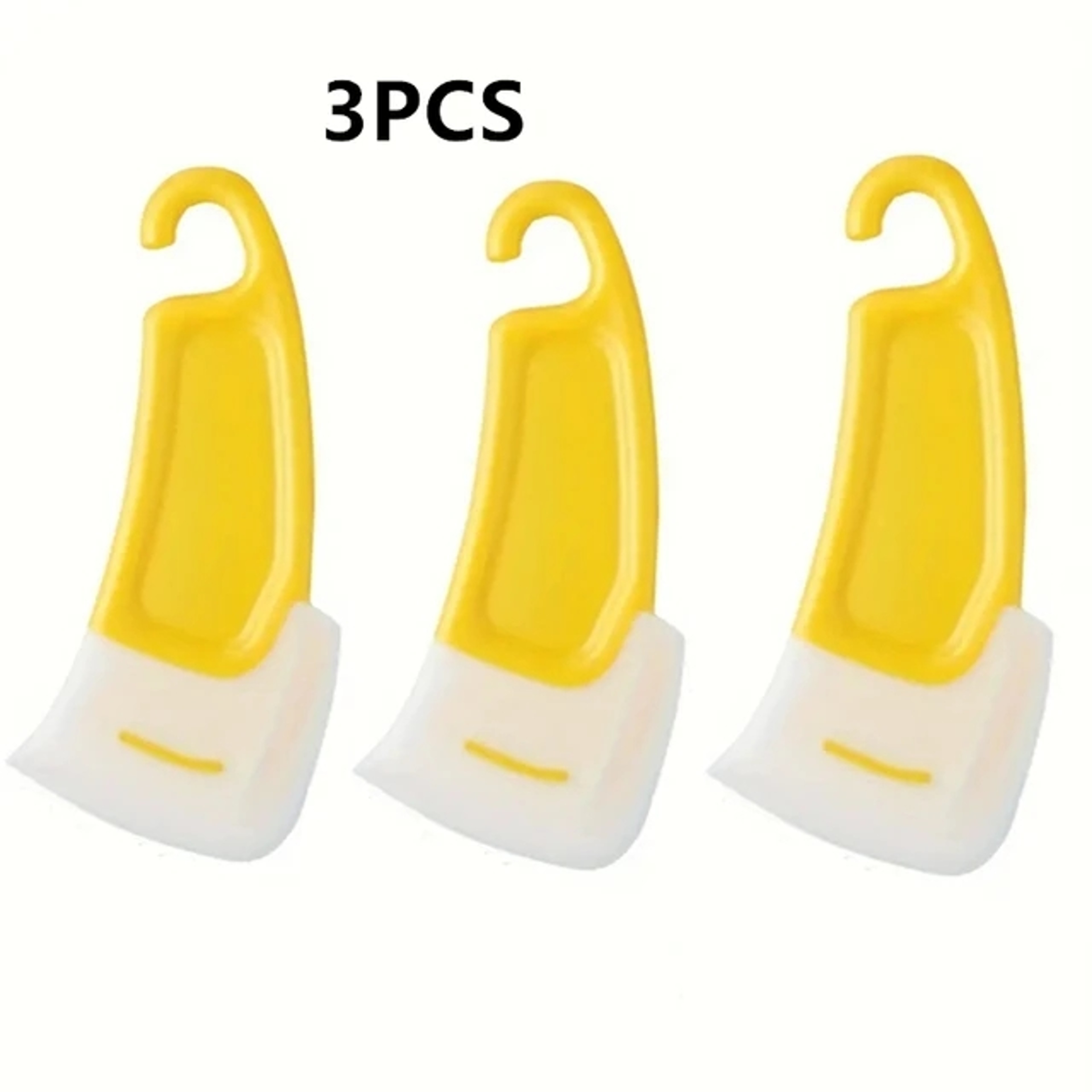 Silicone Pan Scraper Spatula Non Scratch Cookware Cleaning Tool 7