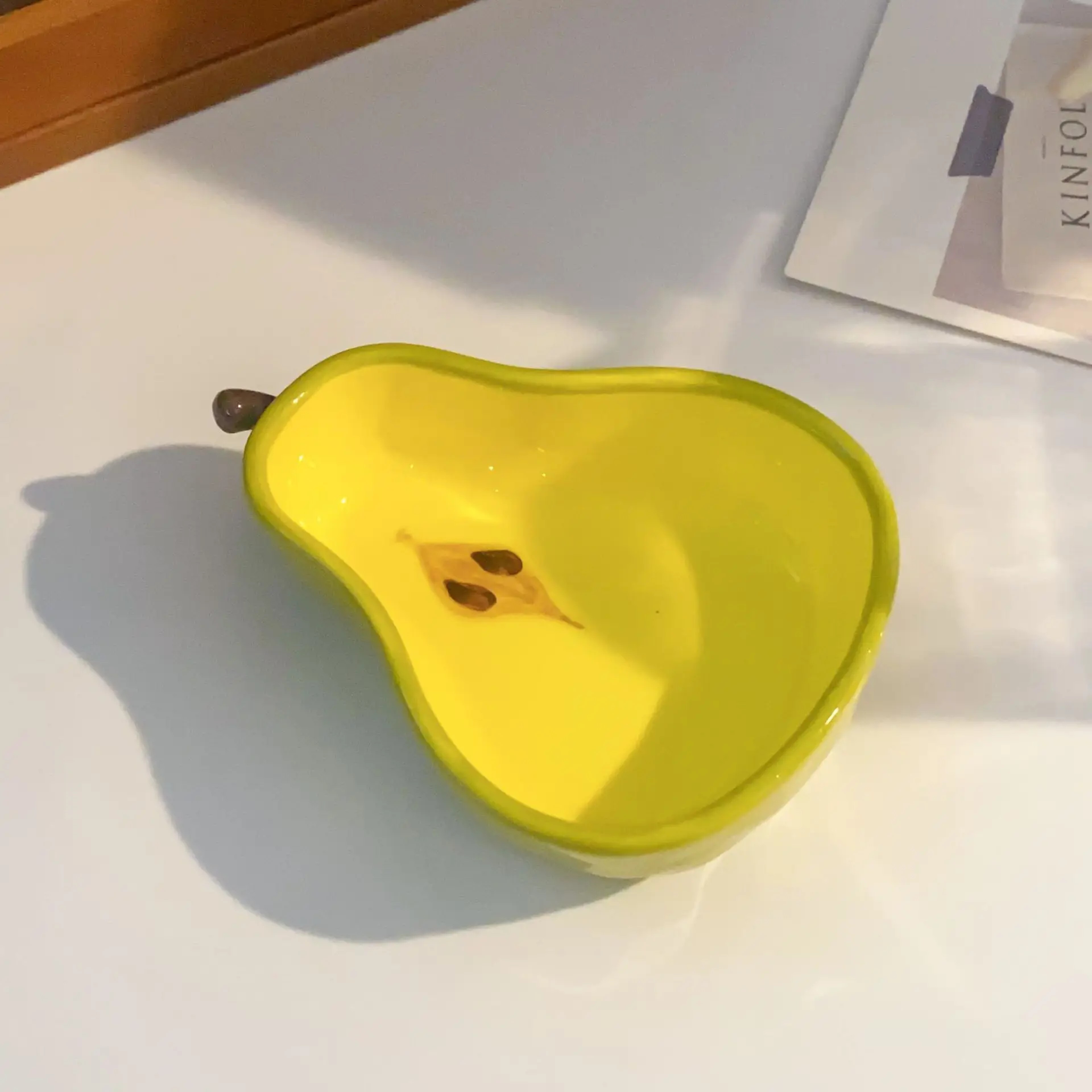 Fruit Shaped Ceramic Dipping Dish Mini Sauce And Snack Plate 8