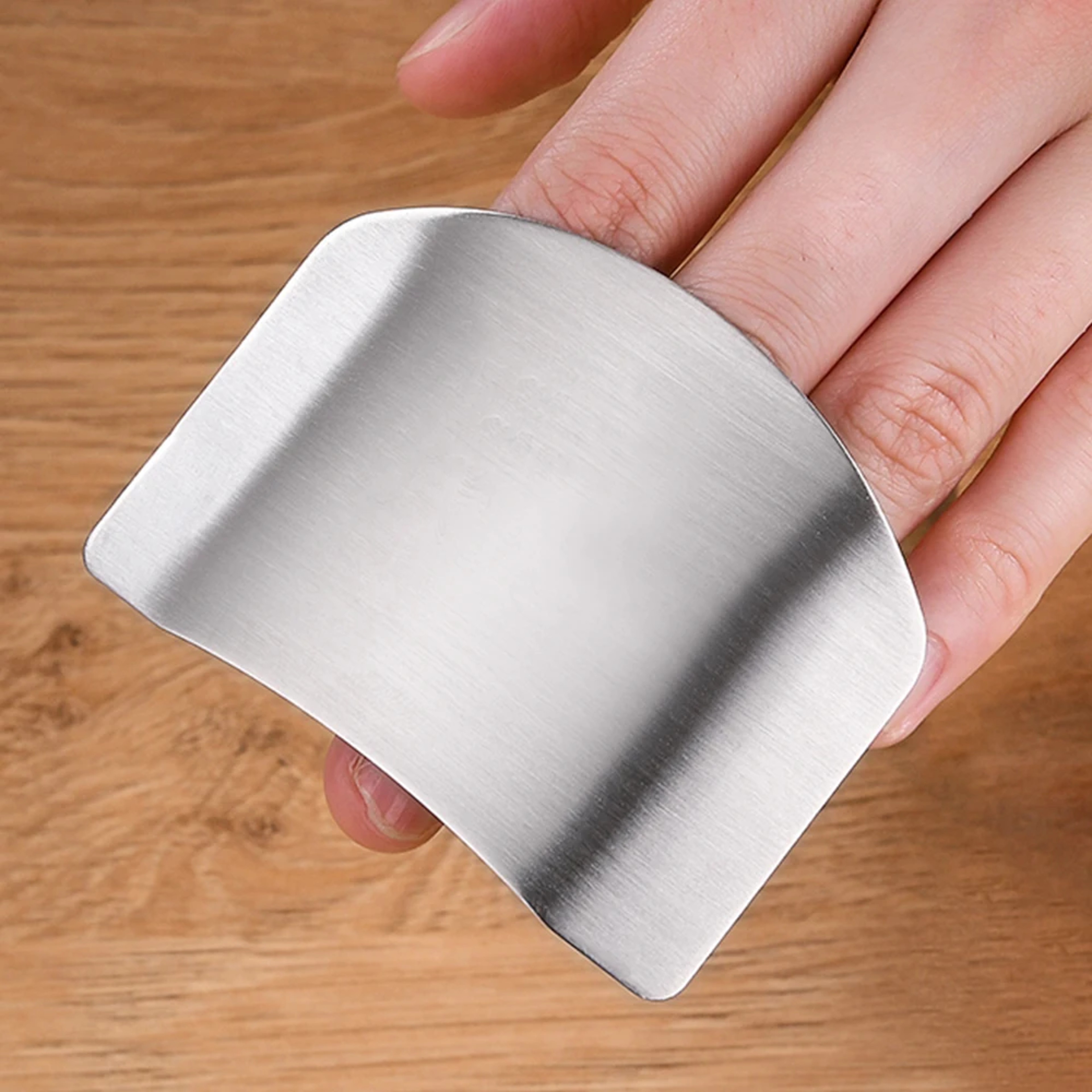 SafeSlice Stainless Steel Finger Guard For Cutting And Vegetable Chopping 1
