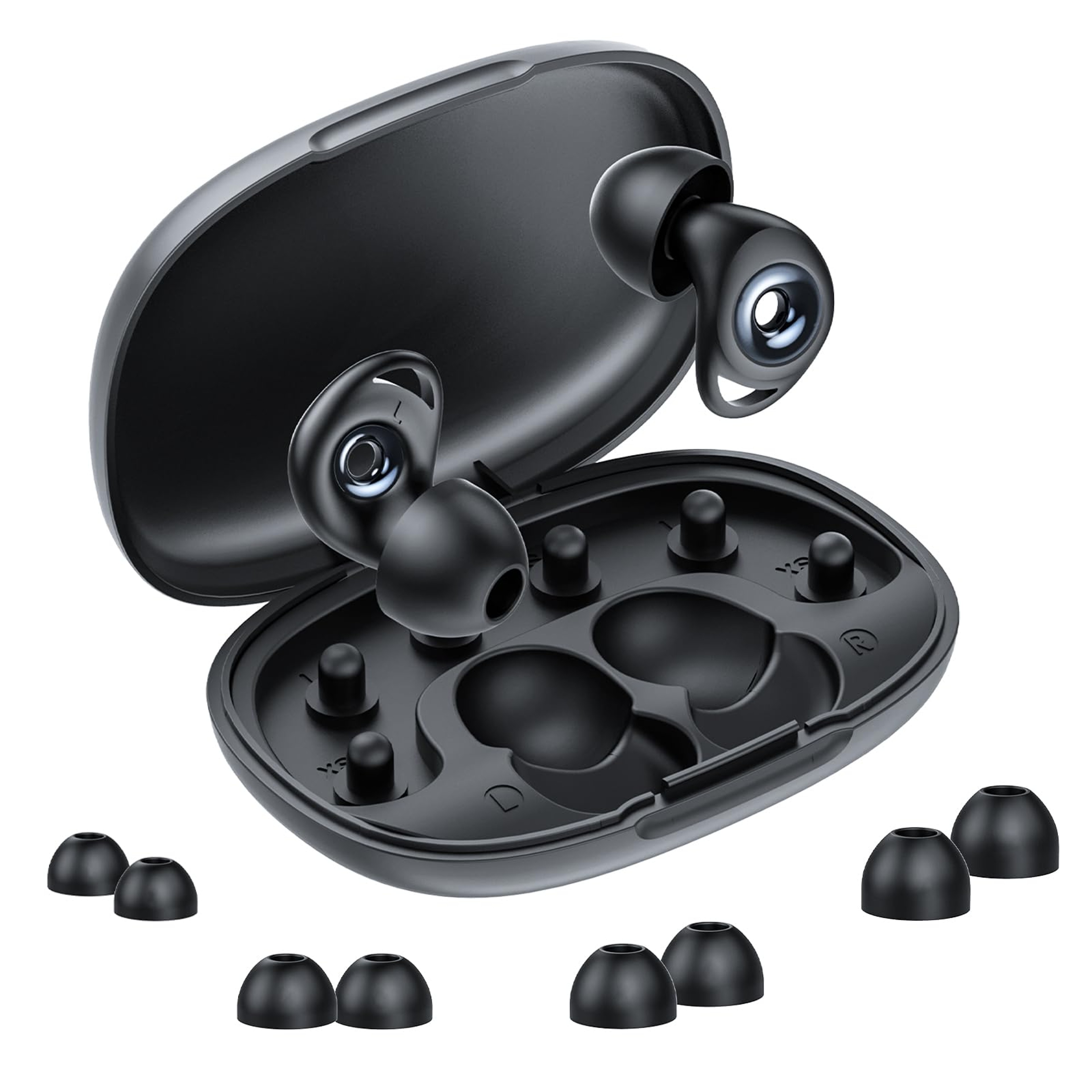 Ear Plugs for Sleeping Soft Reusable Silicone Earplugs for Noise Reduction – view 1