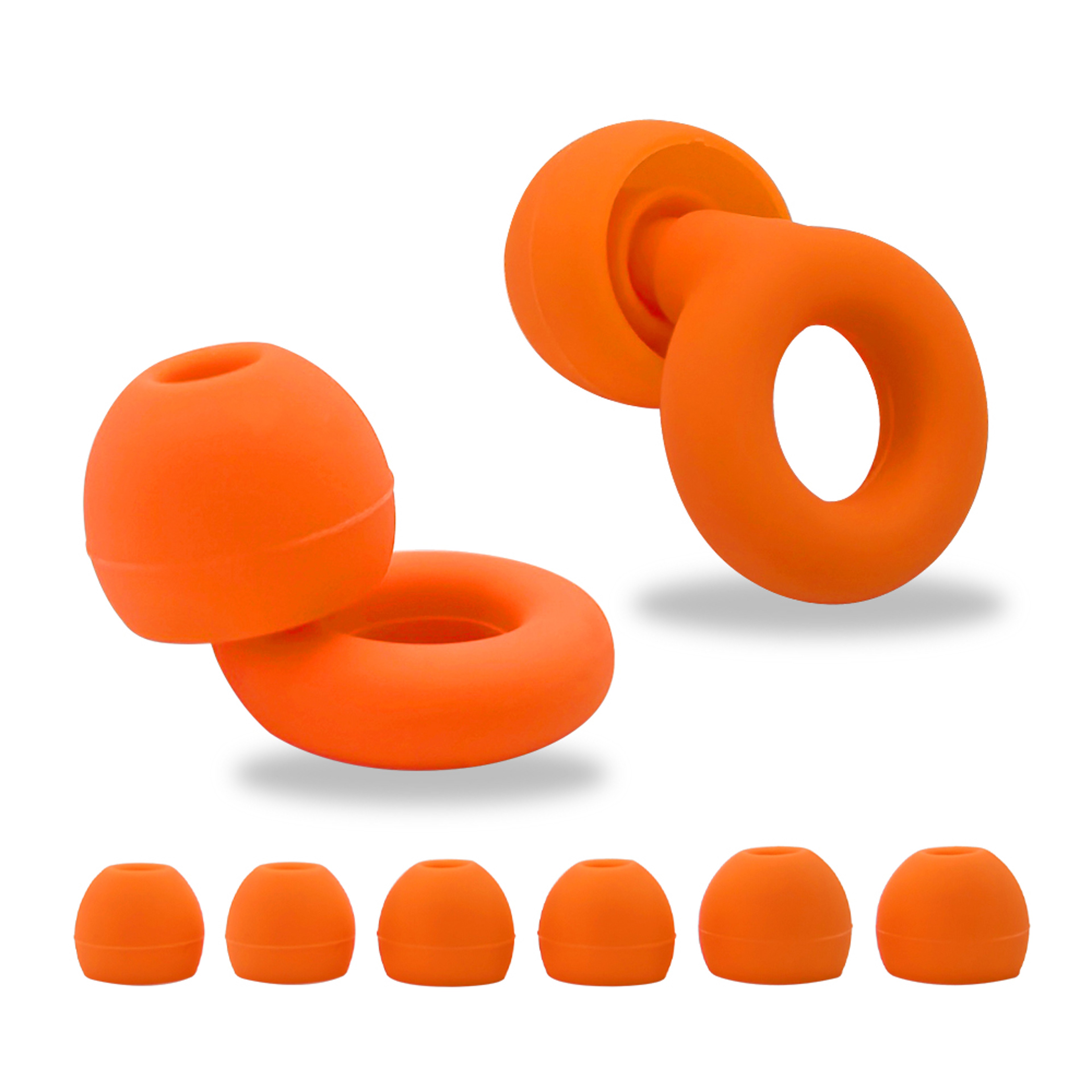 Reusable Ear Plugs For Sleeping Soft Silicone Noise Reduction Earplugs 9