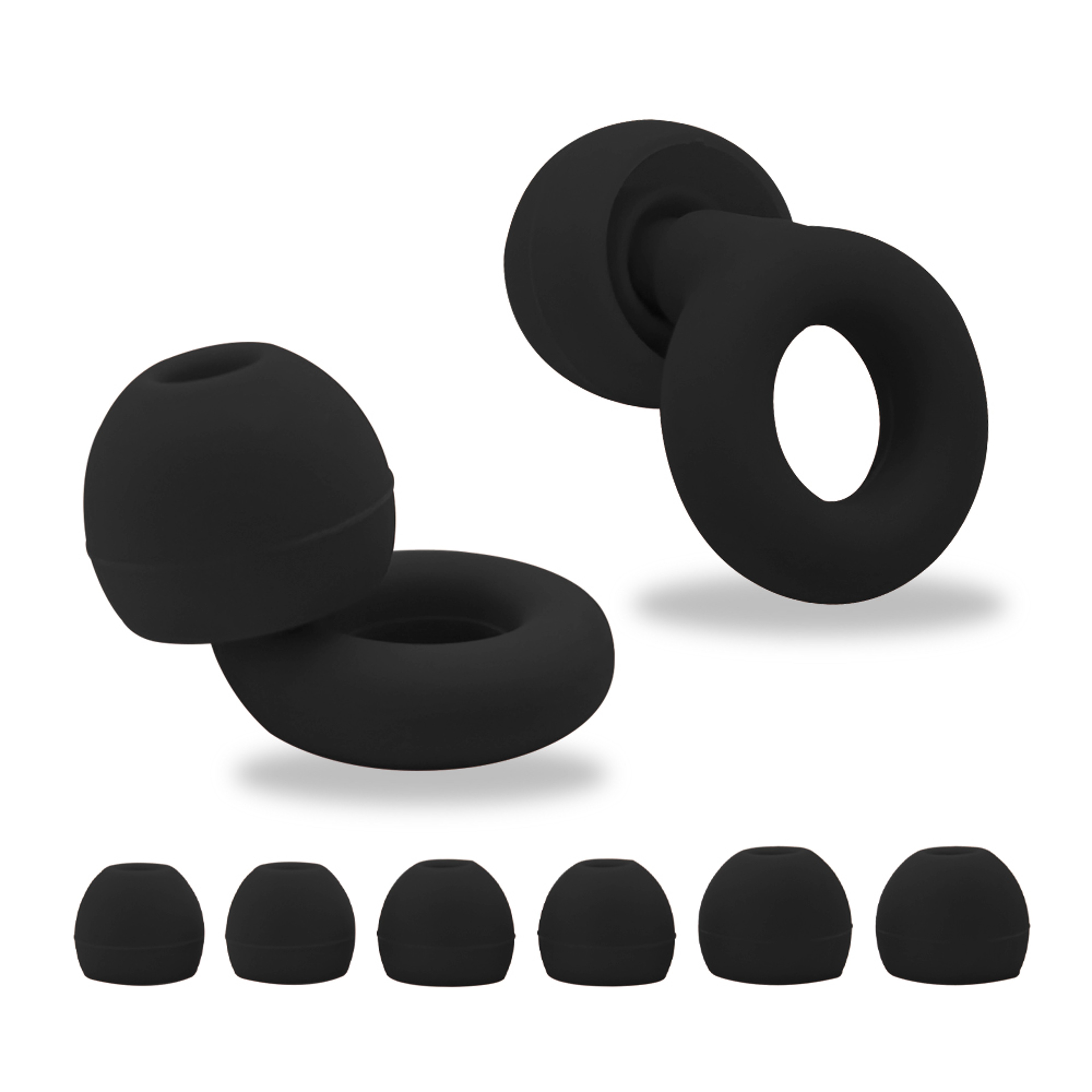 Reusable Ear Plugs For Sleeping Soft Silicone Noise Reduction Earplugs 11