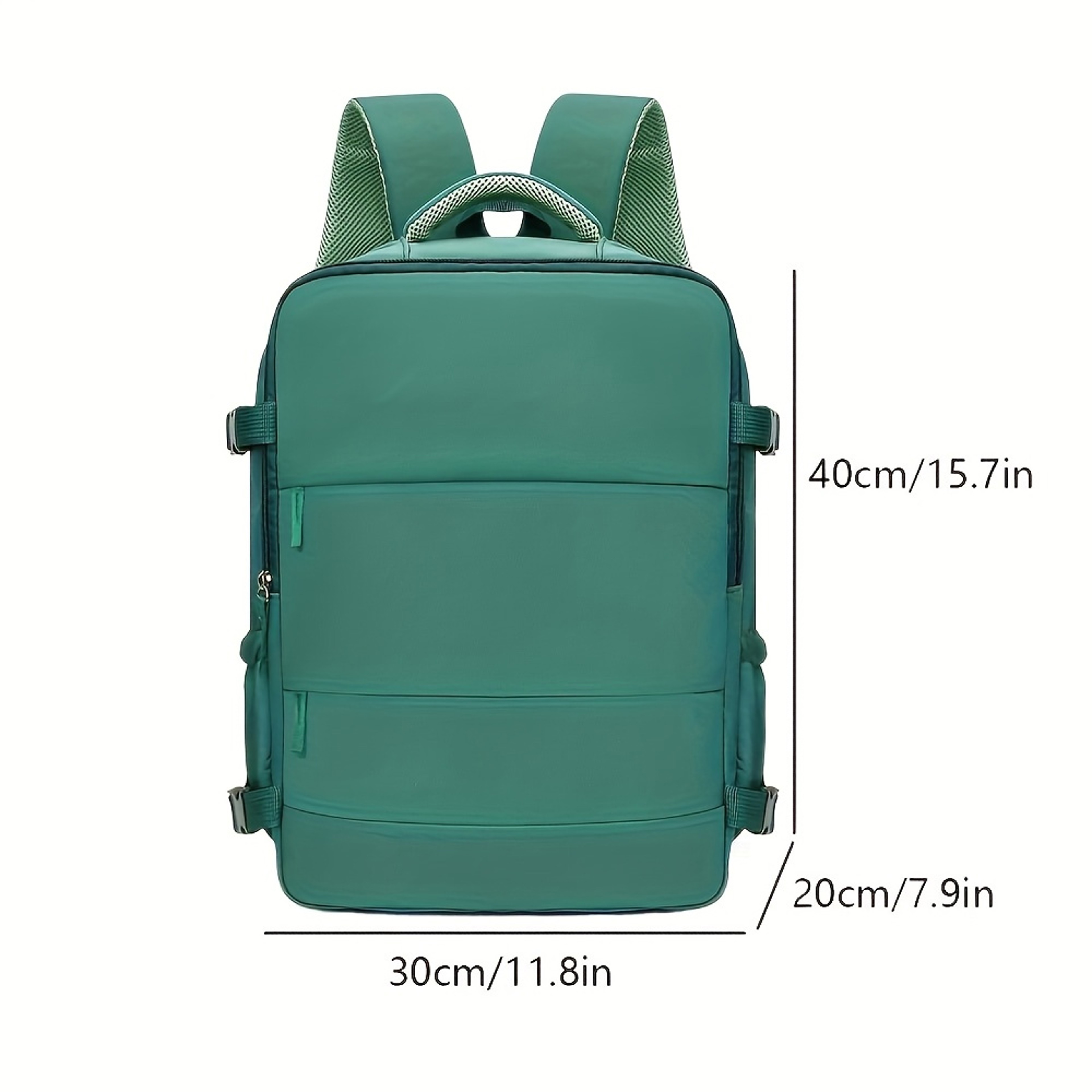 Expandable Carry On Travel Backpack With 180 Degree Opening And Multi Pocket Storage 7