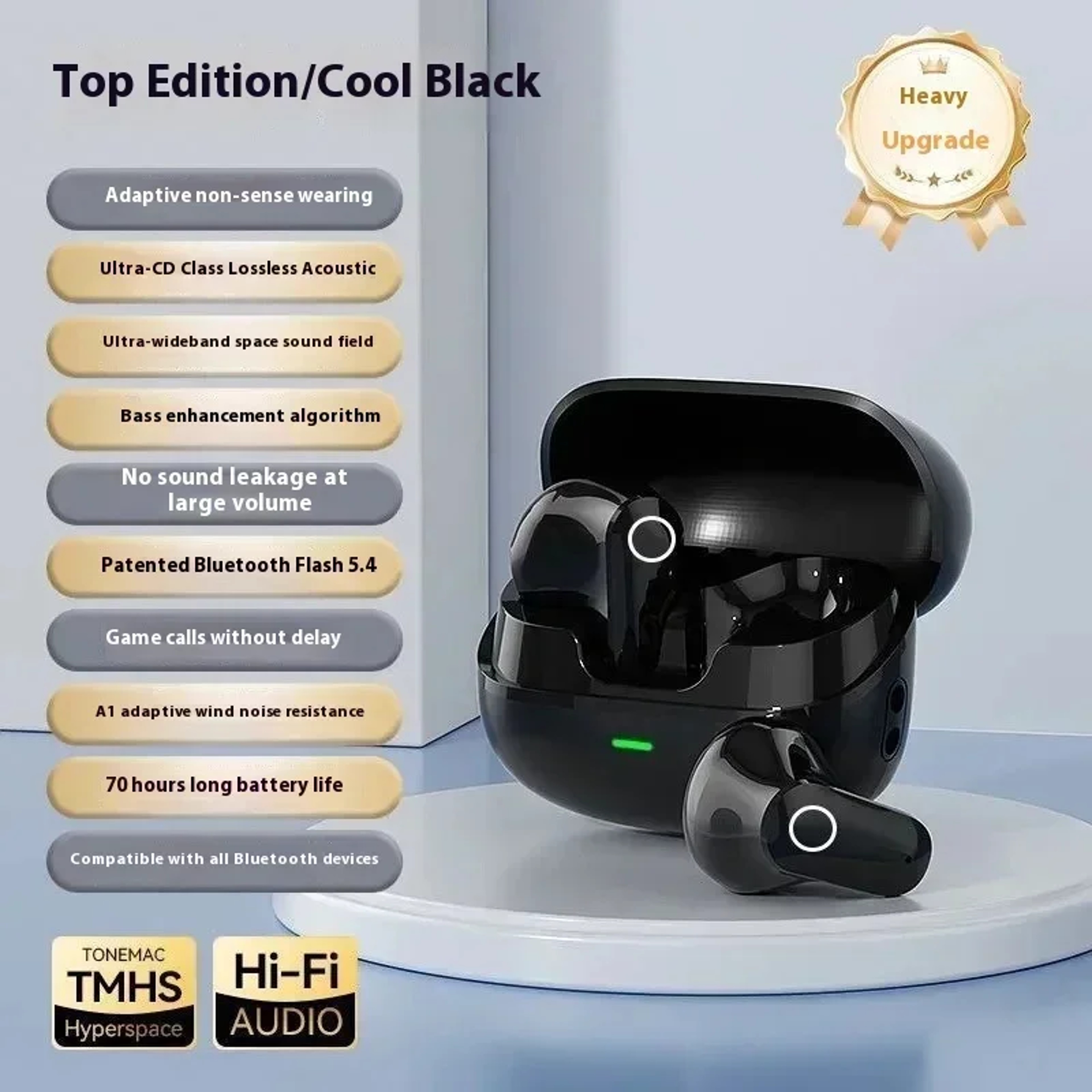 Mini Wireless Bluetooth 5.3 Earbud with Mic and Noise Reduction for Sports – view 8