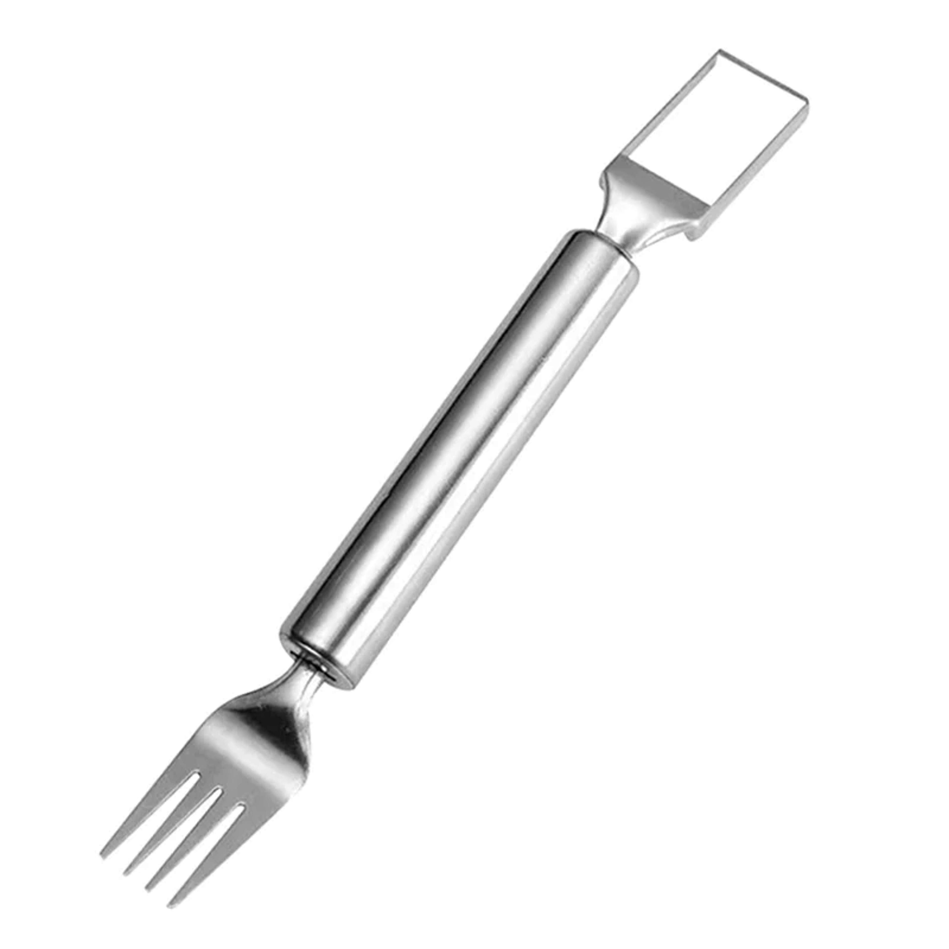 Watermelon Slicer And Fork Stainless Steel Fruit Cutter For Quick Melon Cubes 0