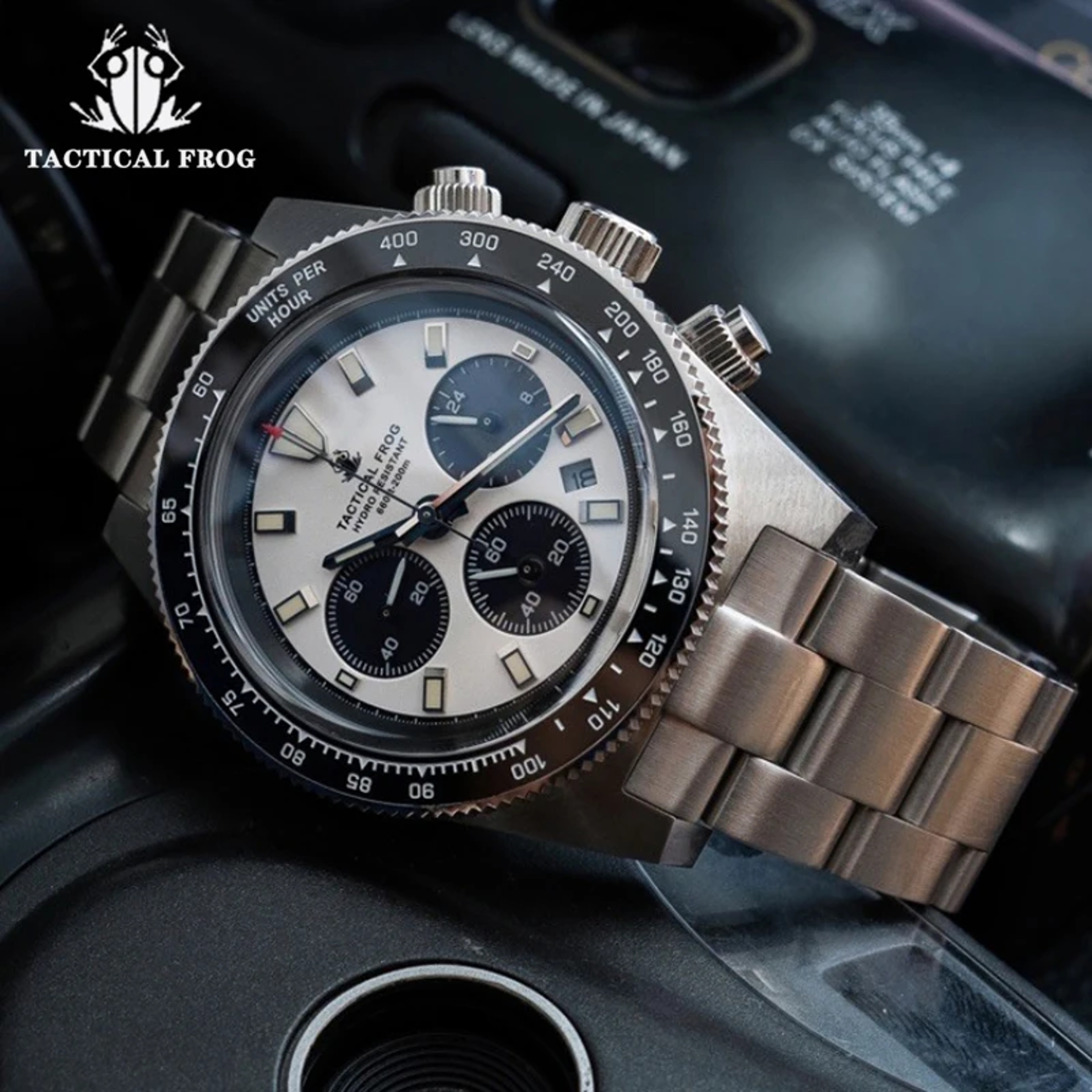 Solar Chronograph Watch With Sapphire Crystal 2