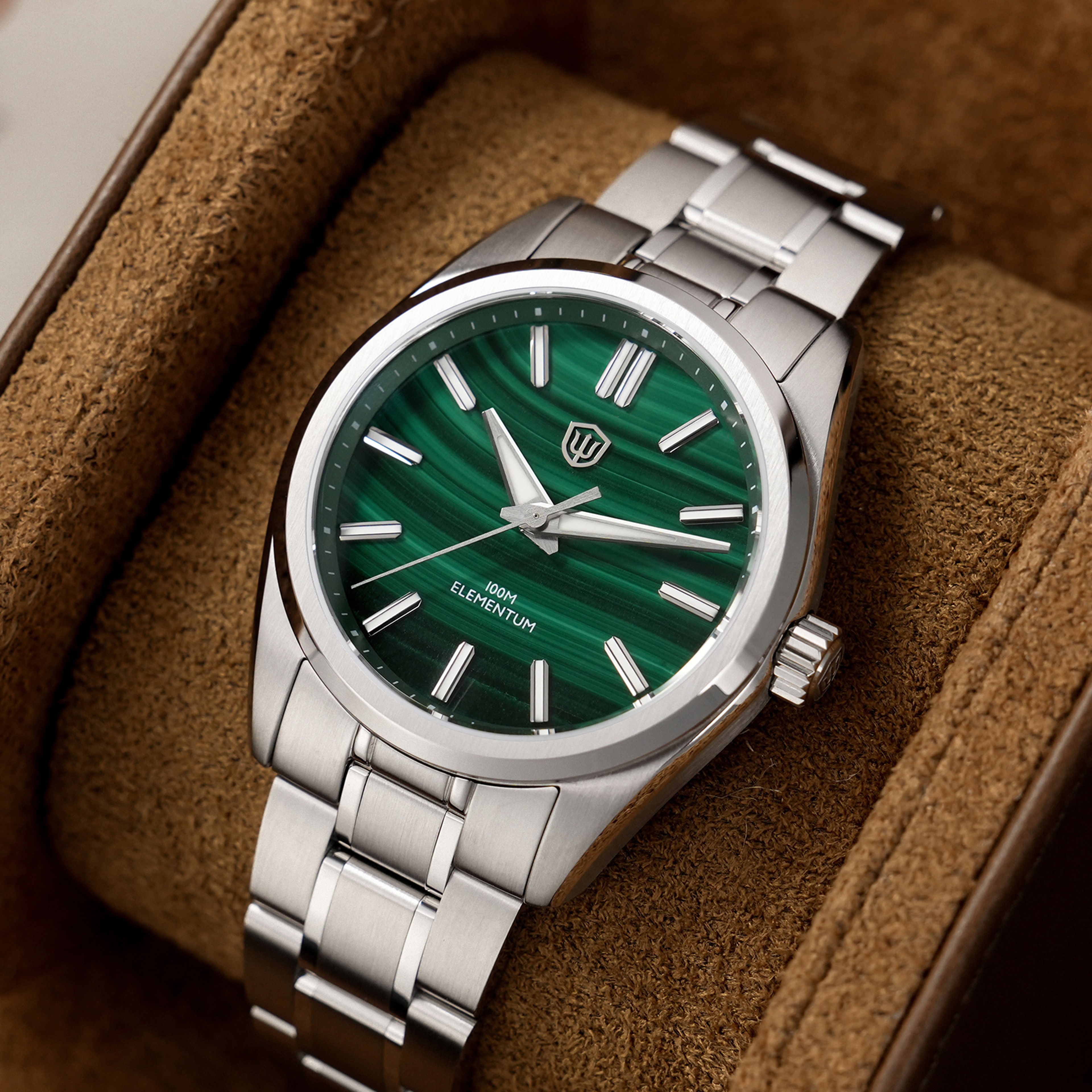 Natural Stone Dial Sapphire Quartz Watch For Men 1