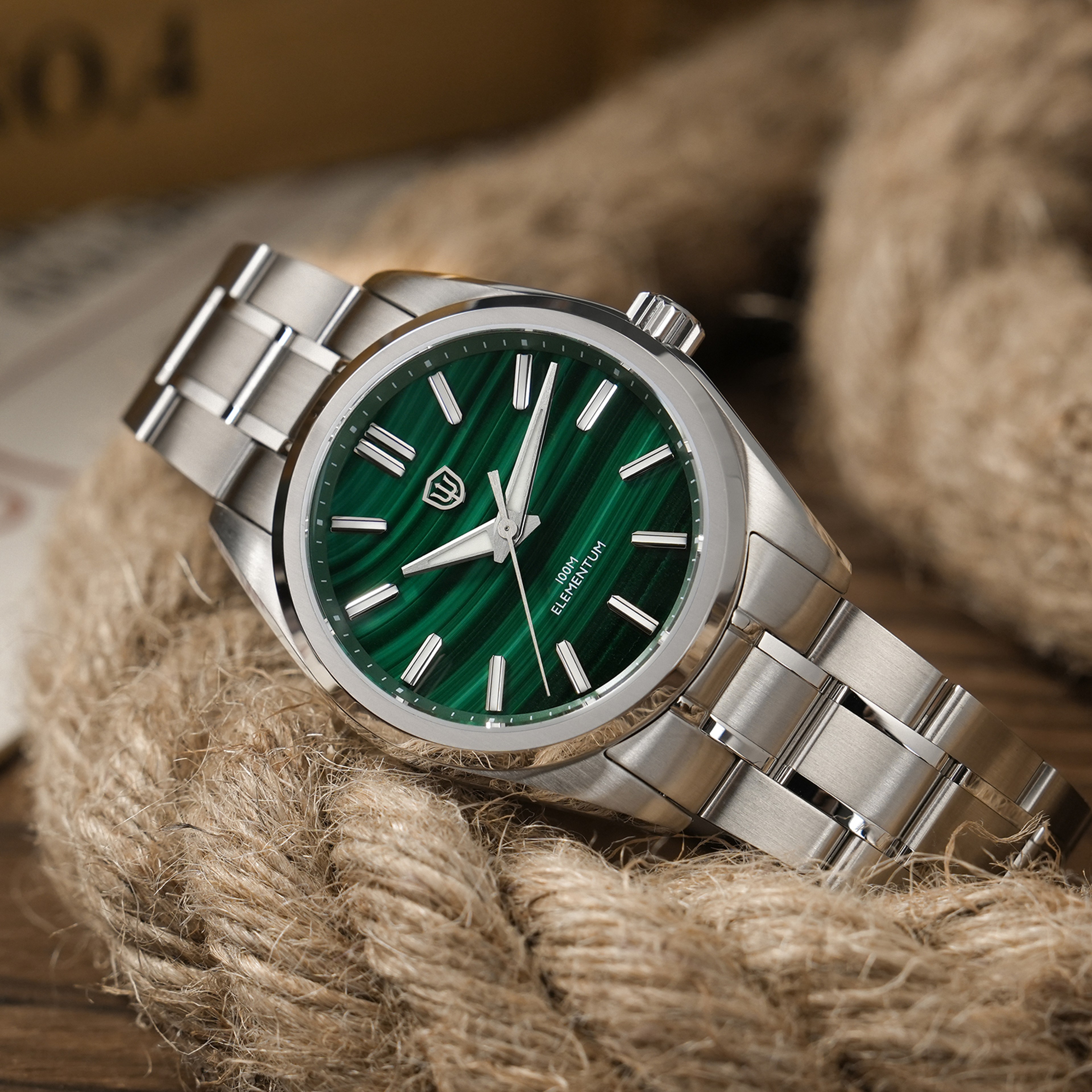 Natural Stone Dial Sapphire Quartz Watch For Men 4