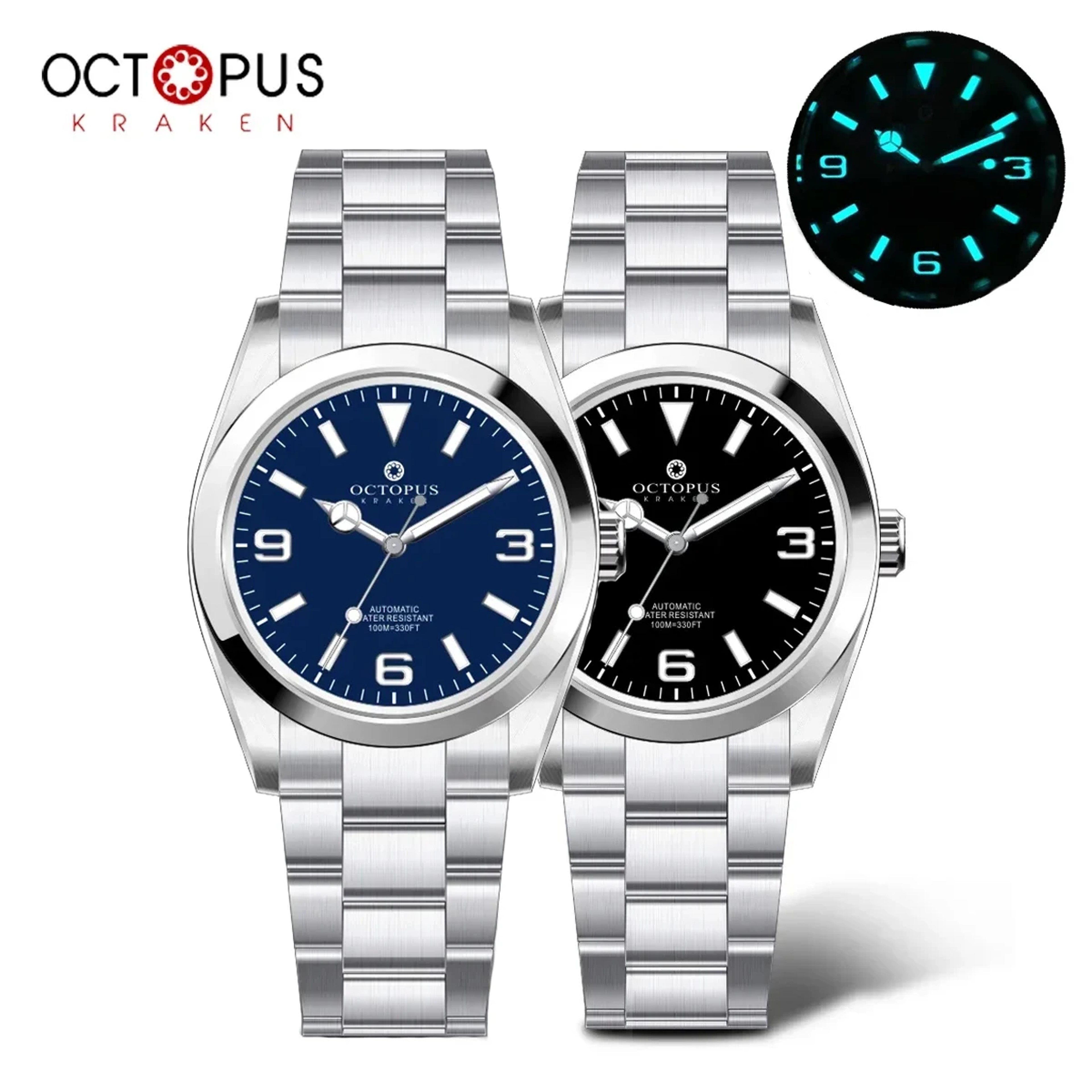 Automatic Watch With Enamel Dial And Sapphire Crystal 5