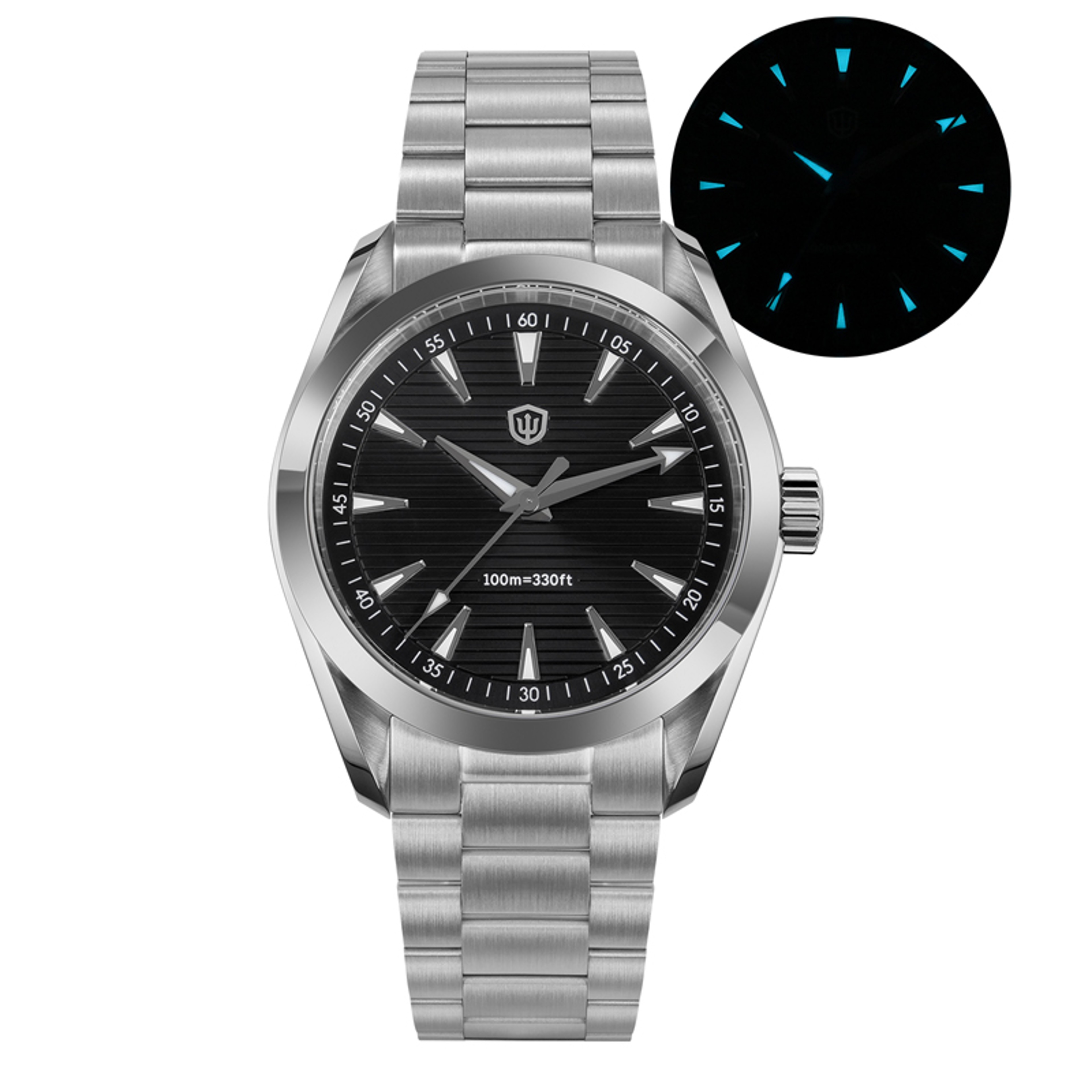 Sweep Second Watch With Sapphire Crystal And Water Resistance 9