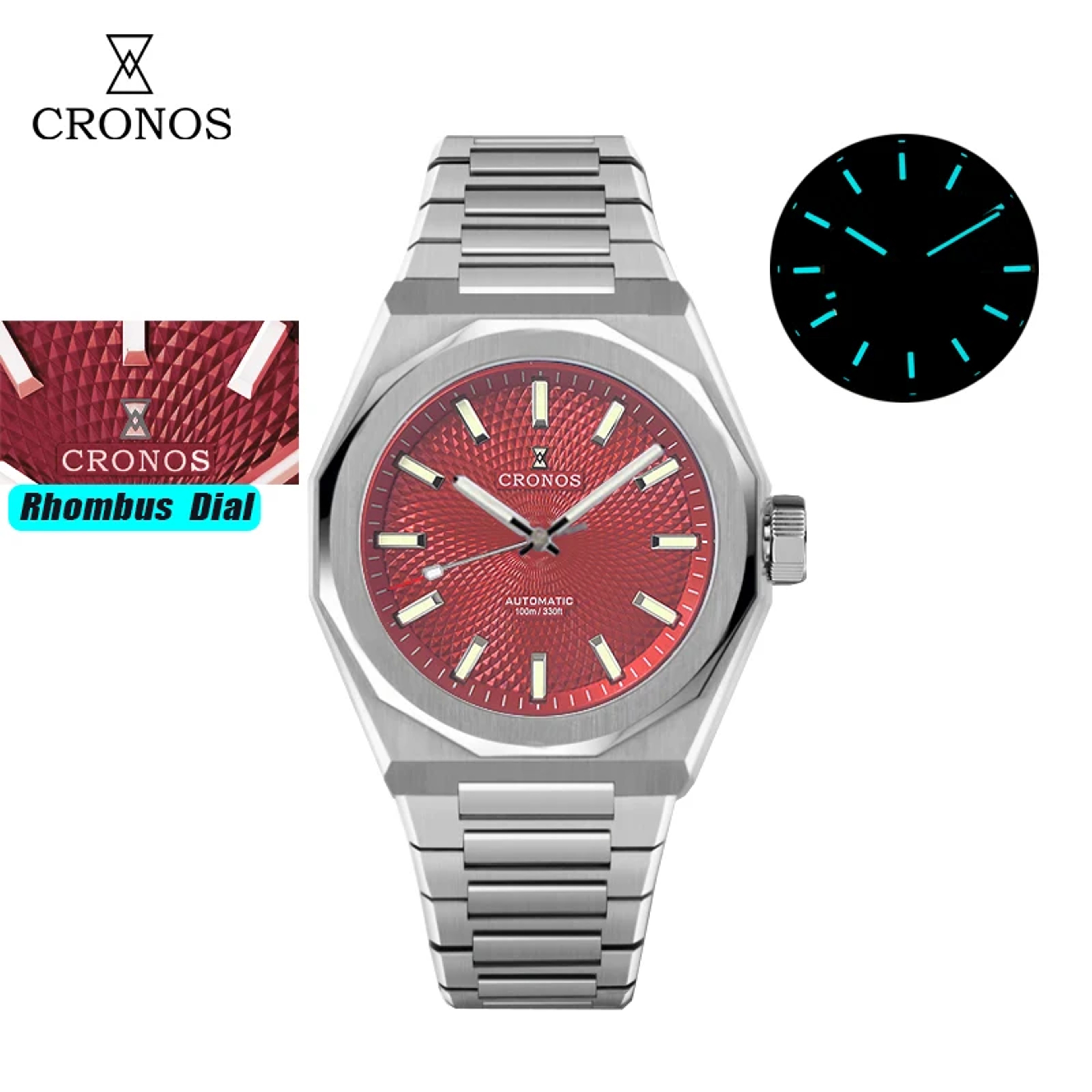 Automatic Dive Watch With Miyota Perlage Dial 14