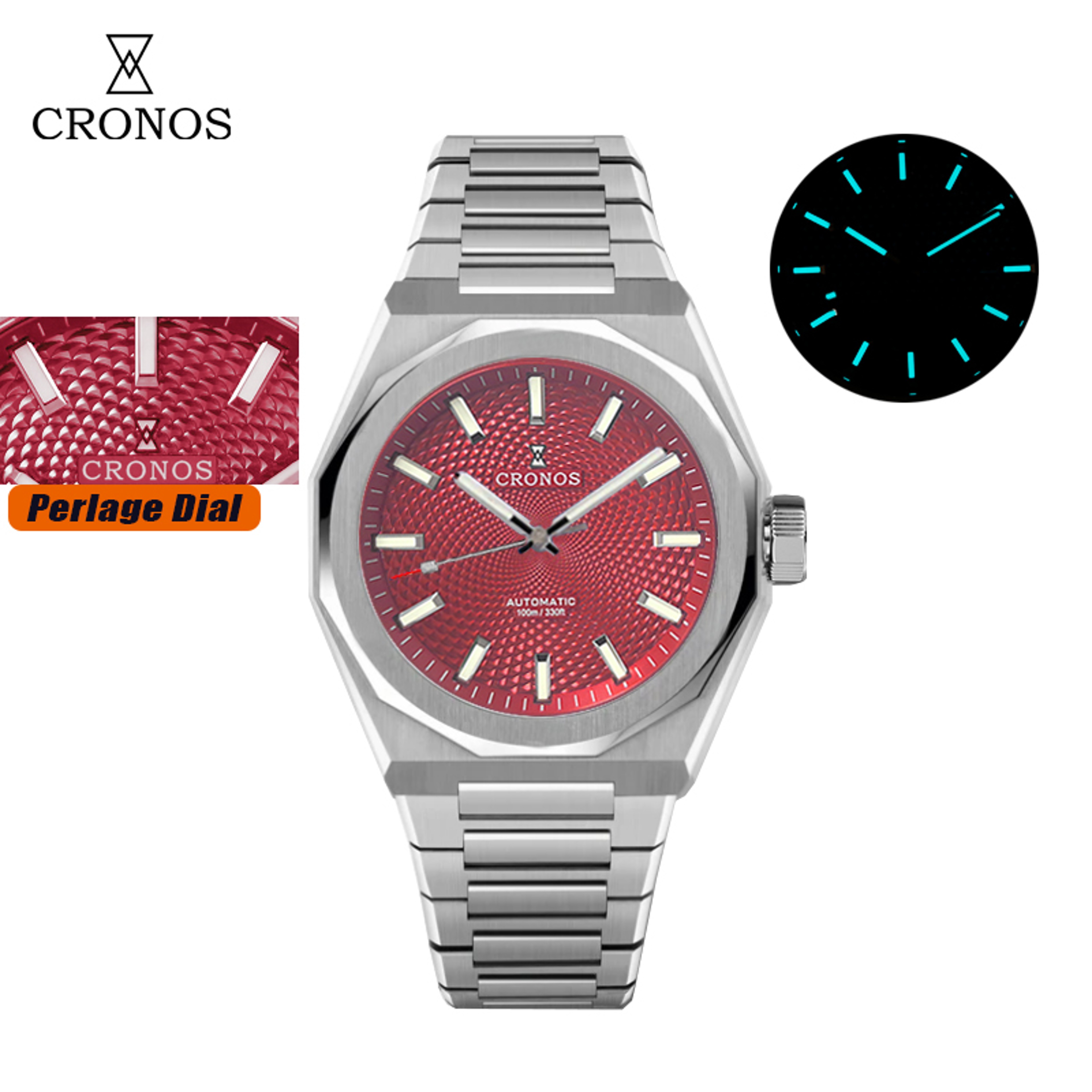 Automatic Dive Watch With Miyota Perlage Dial 16