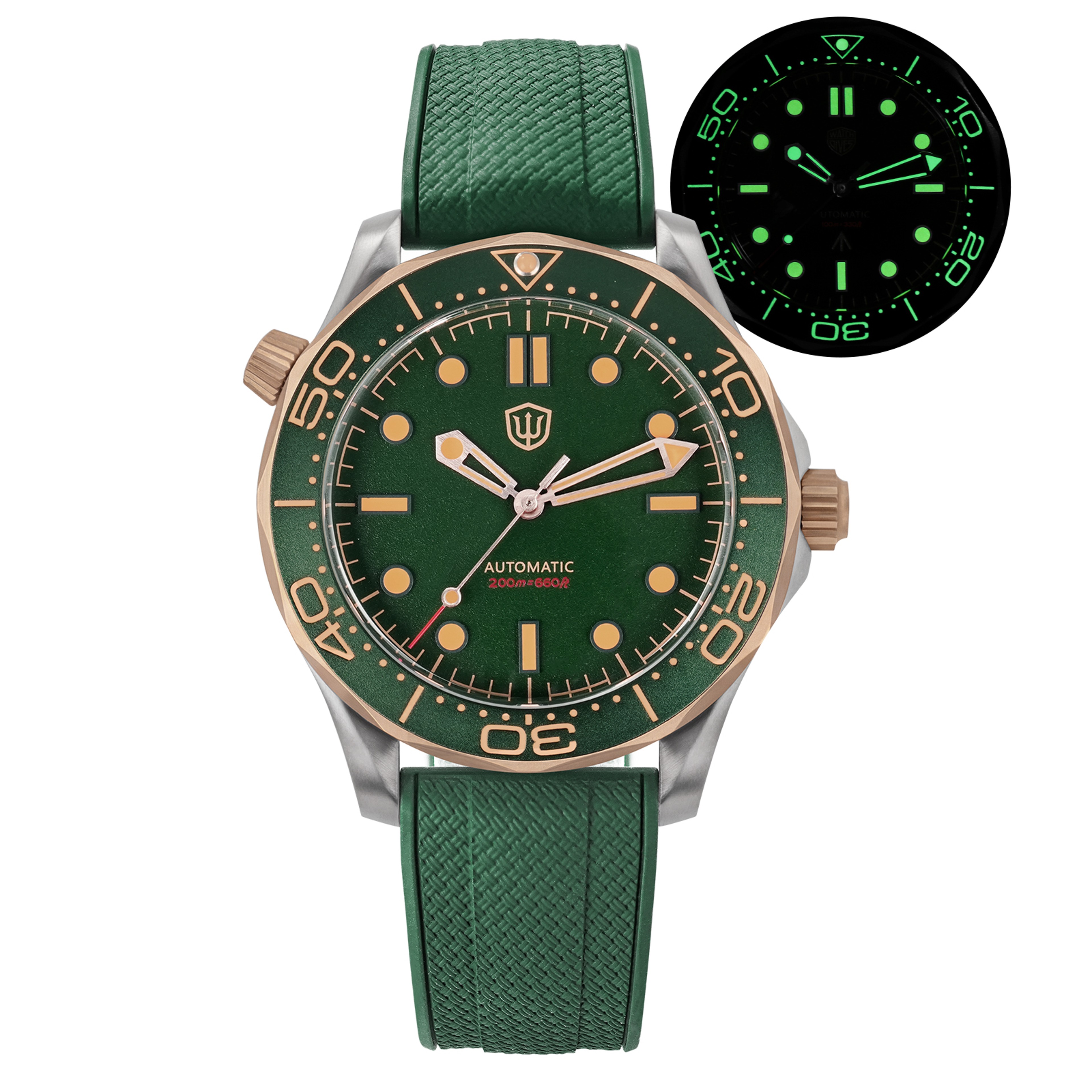 V4 Titanium Automatic Dive Watch With Sapphire Crystal 7