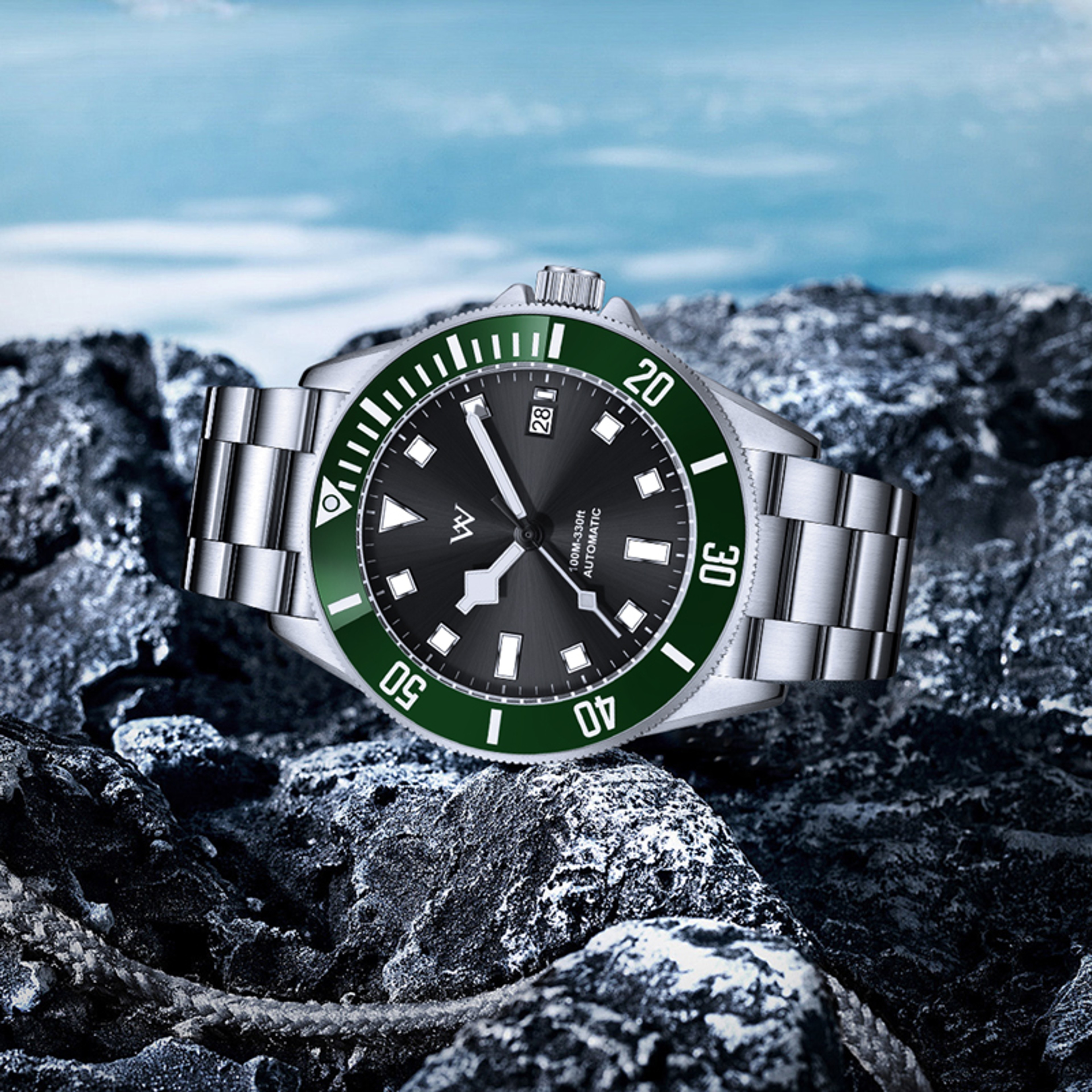 Automatic Watch For Men Water Resistant Sapphire 2