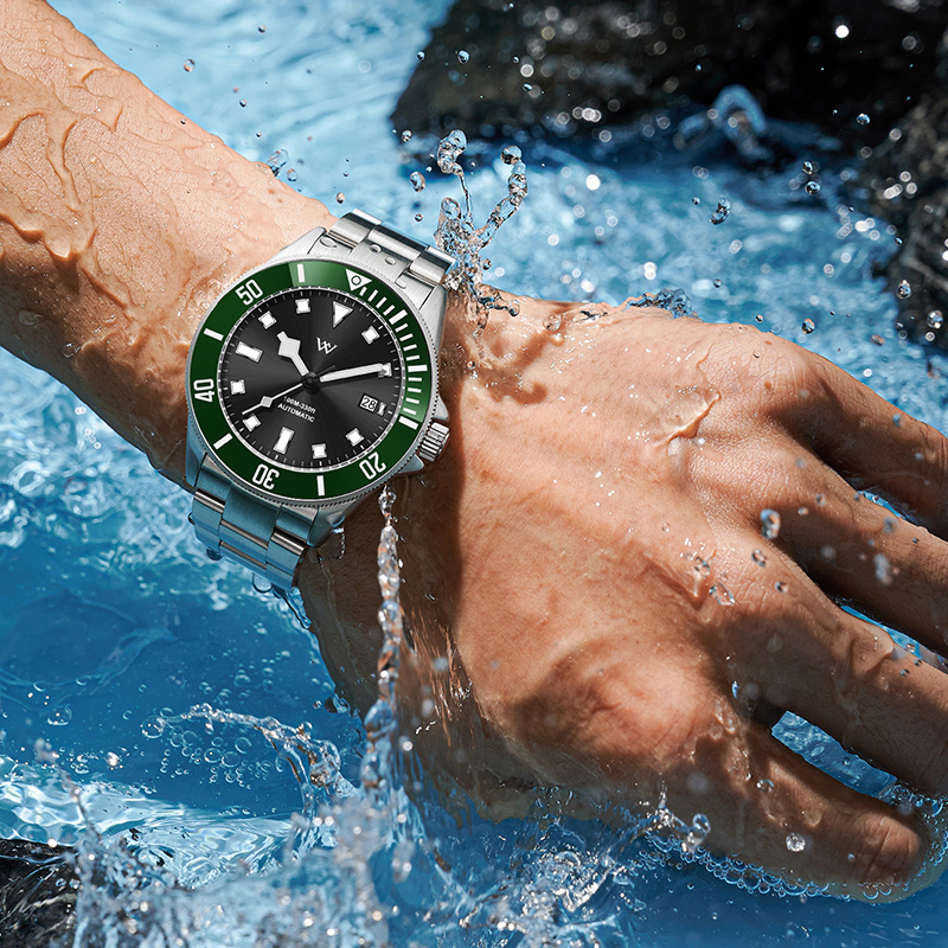 Automatic Watch For Men Water Resistant Sapphire 5