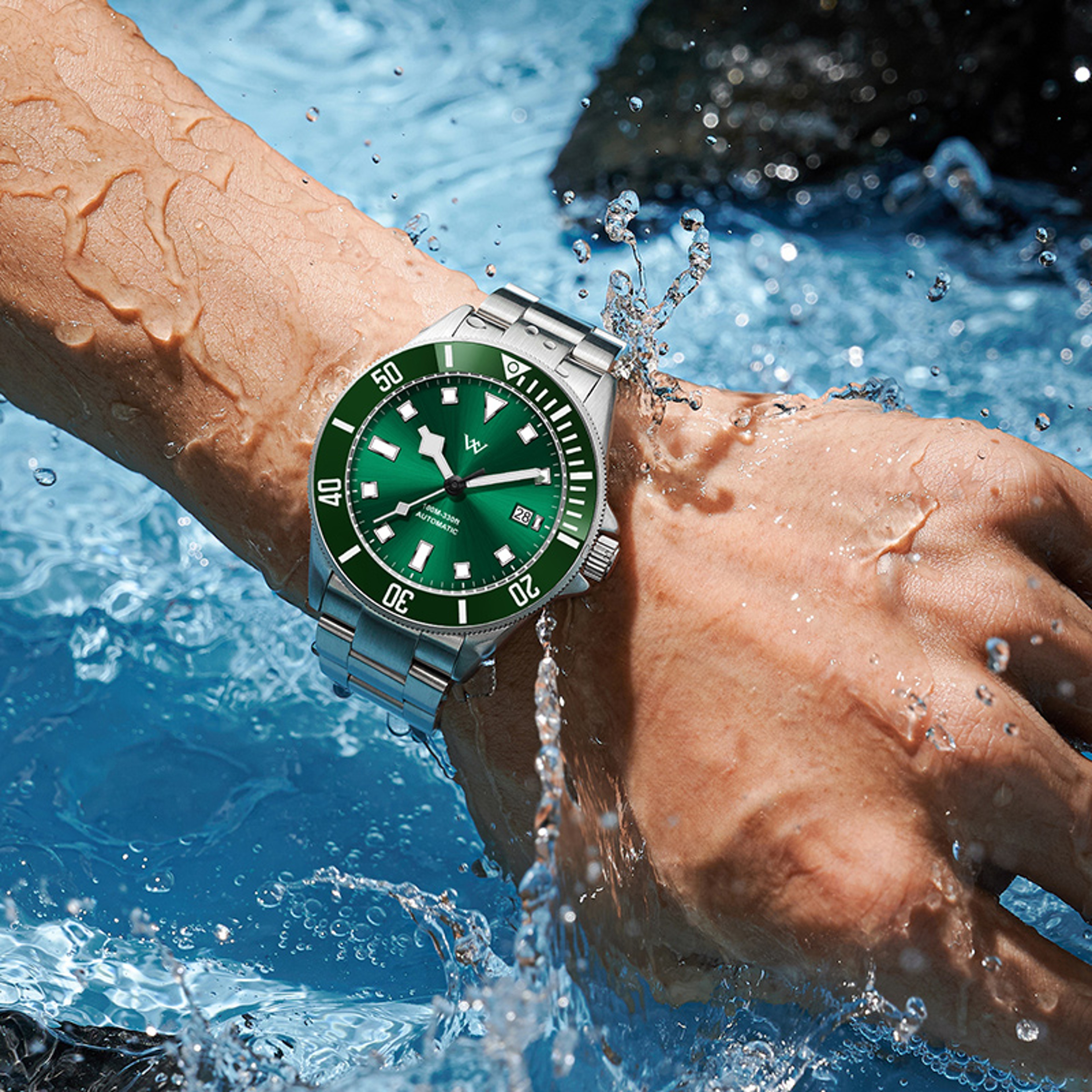 Automatic Watch For Men Water Resistant Sapphire 4