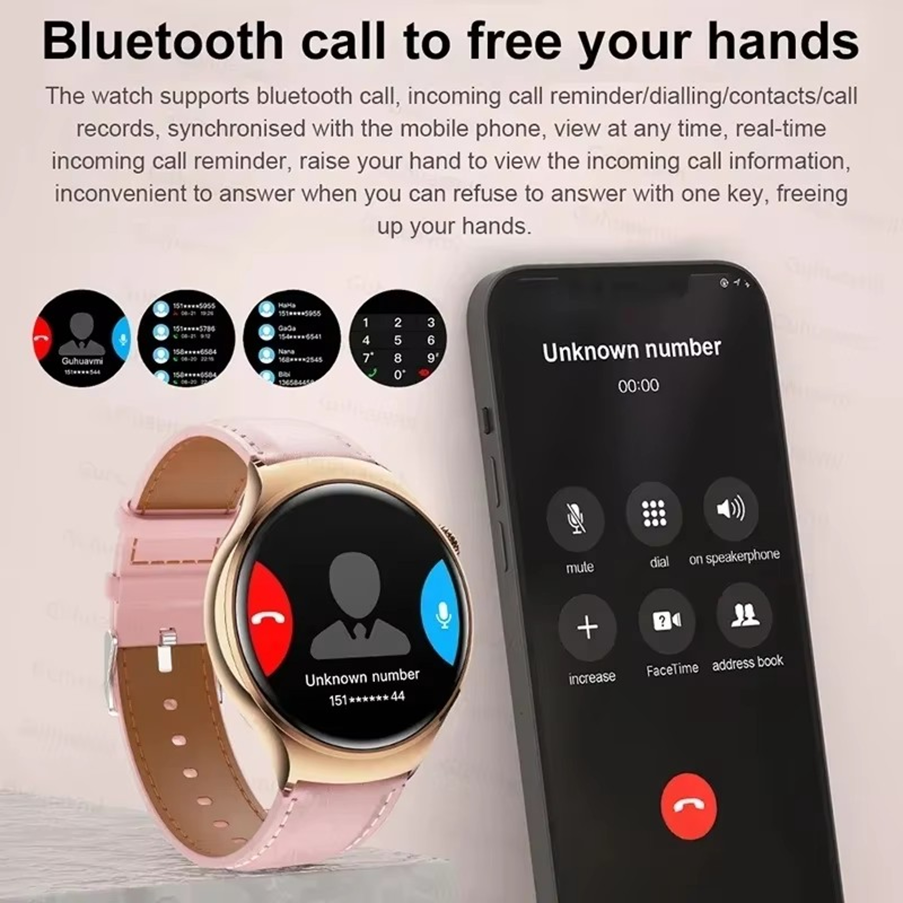 Smartwatch for Women with GPS NFC Bluetooth Calling and Health Tracking – view 4