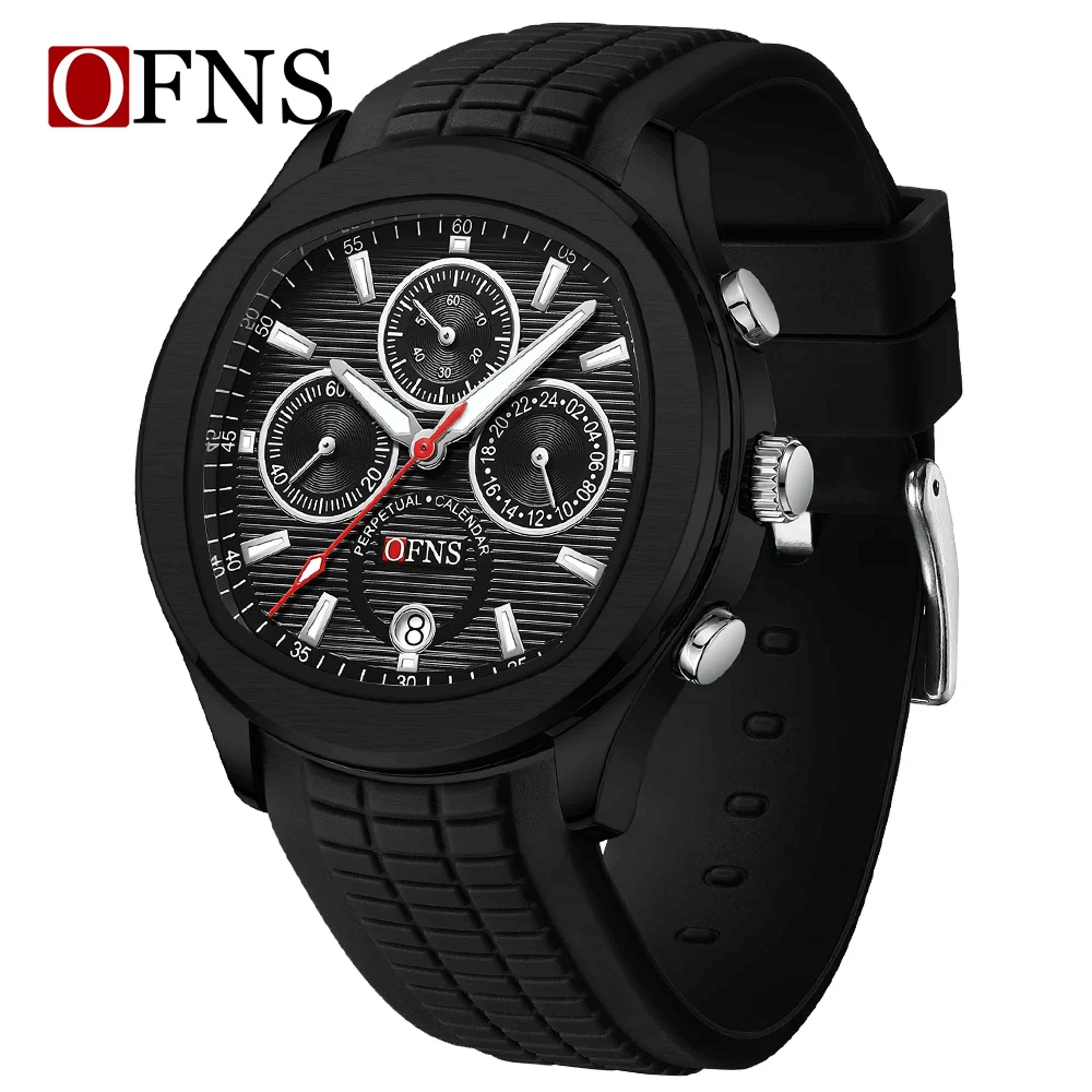 Mens Quartz Watch Waterproof Luminous Chronograph 1