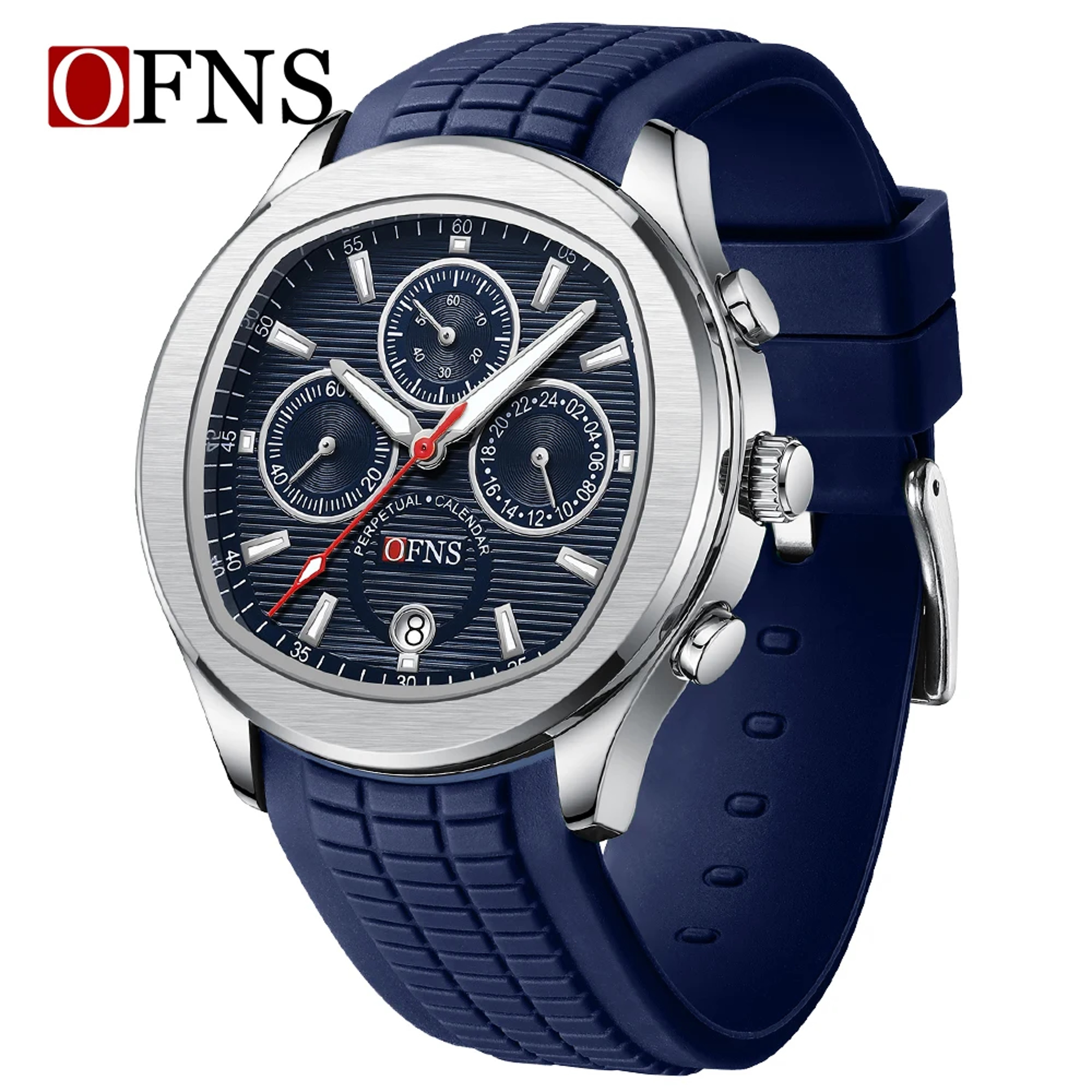 Mens Quartz Watch Waterproof Luminous Chronograph 8