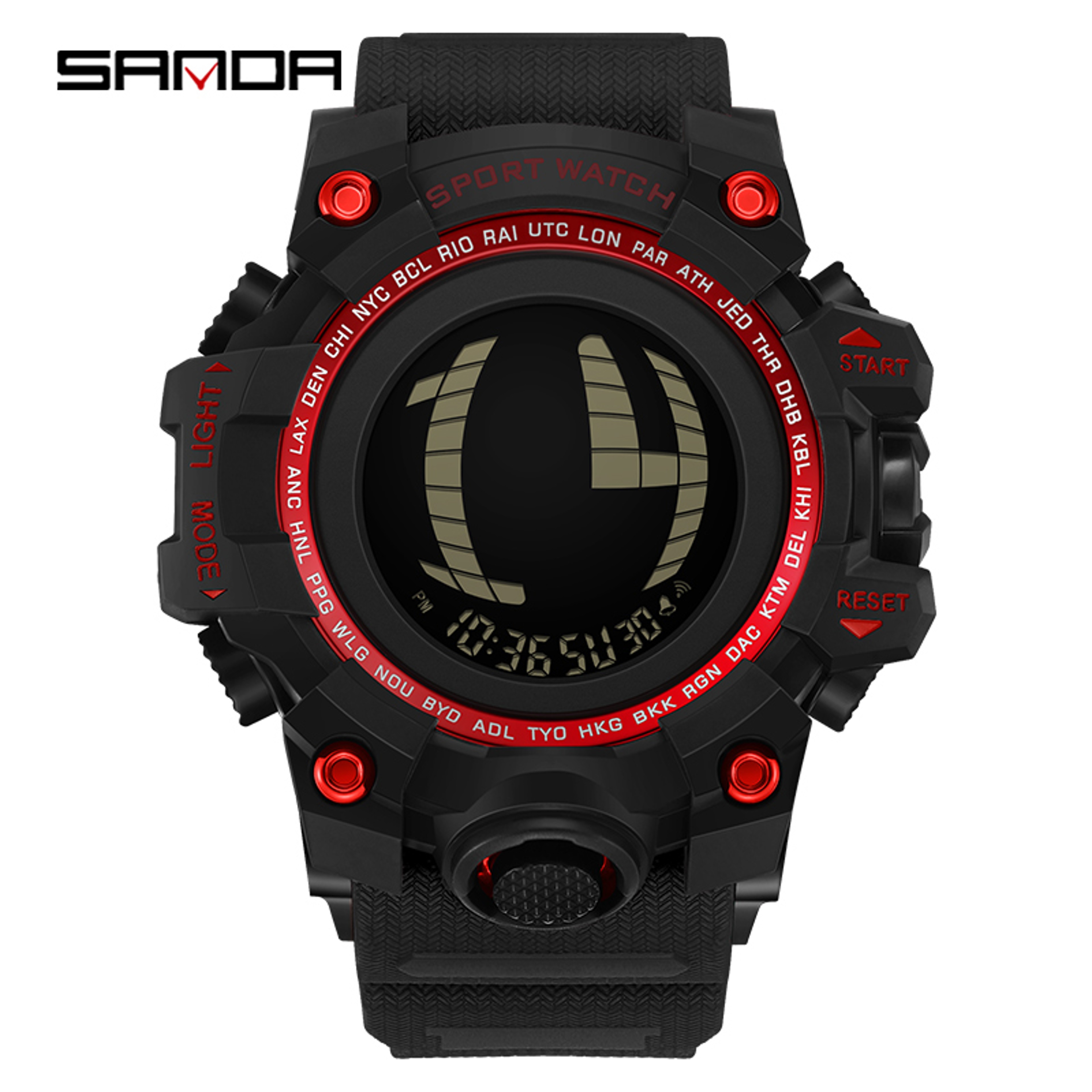 Waterproof Digital Watch With Countdown Timer And LED Sports Display 6