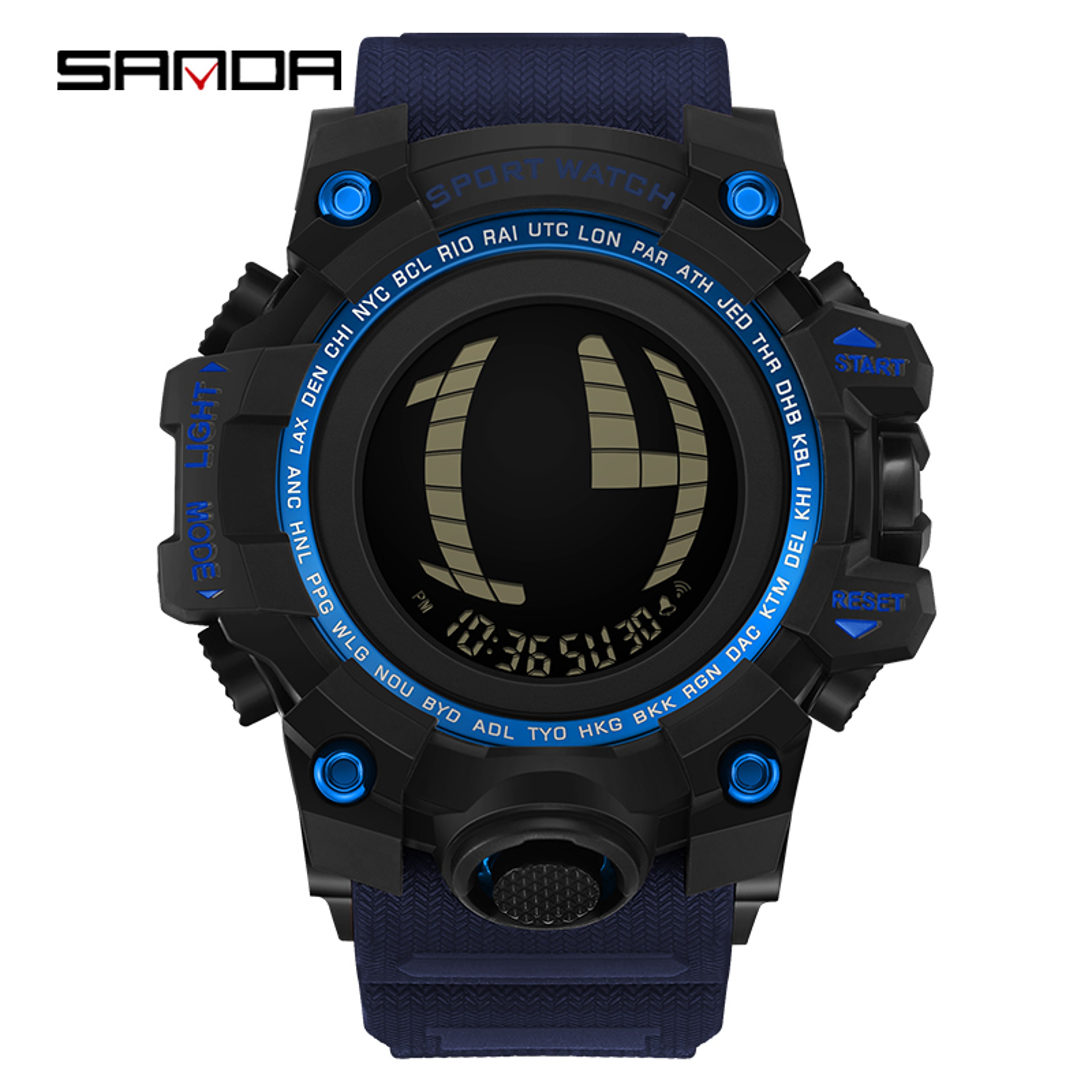 Waterproof Digital Watch With Countdown Timer And LED Sports Display 11