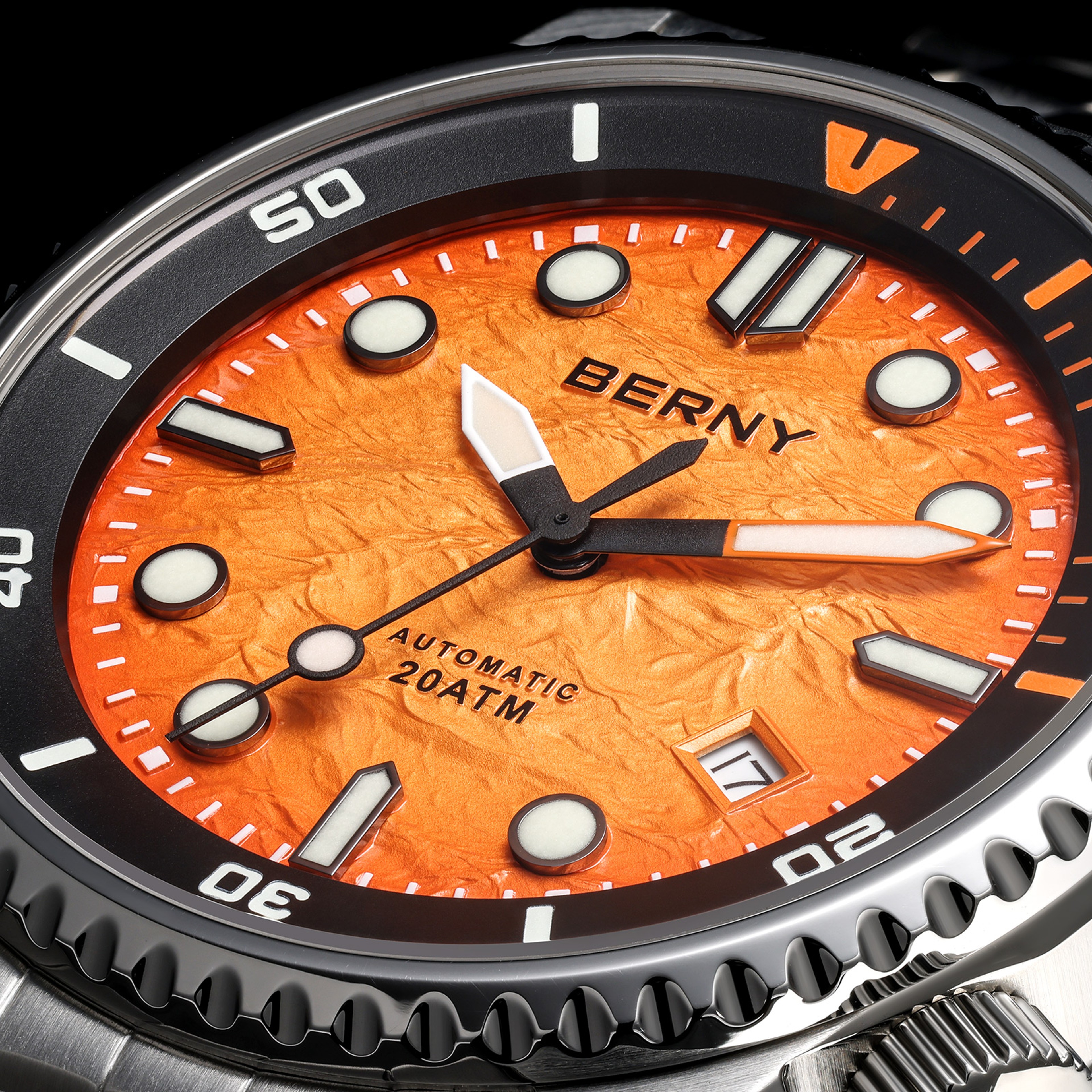 Automatic Dive Watch For Men Sapphire Stainless Steel 2