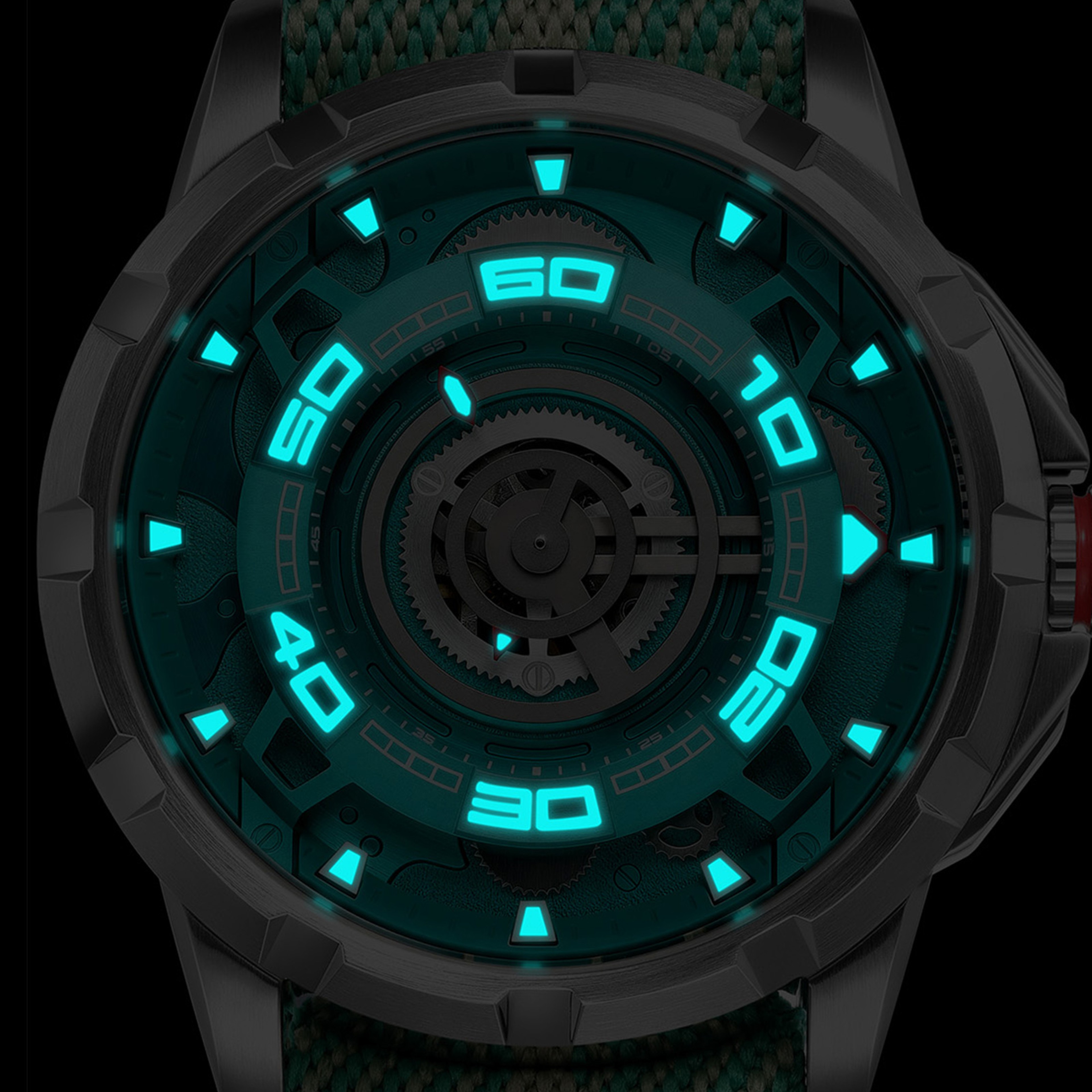 Automatic Skeleton Watch For Men With Sapphire Crystal And Miyota 2