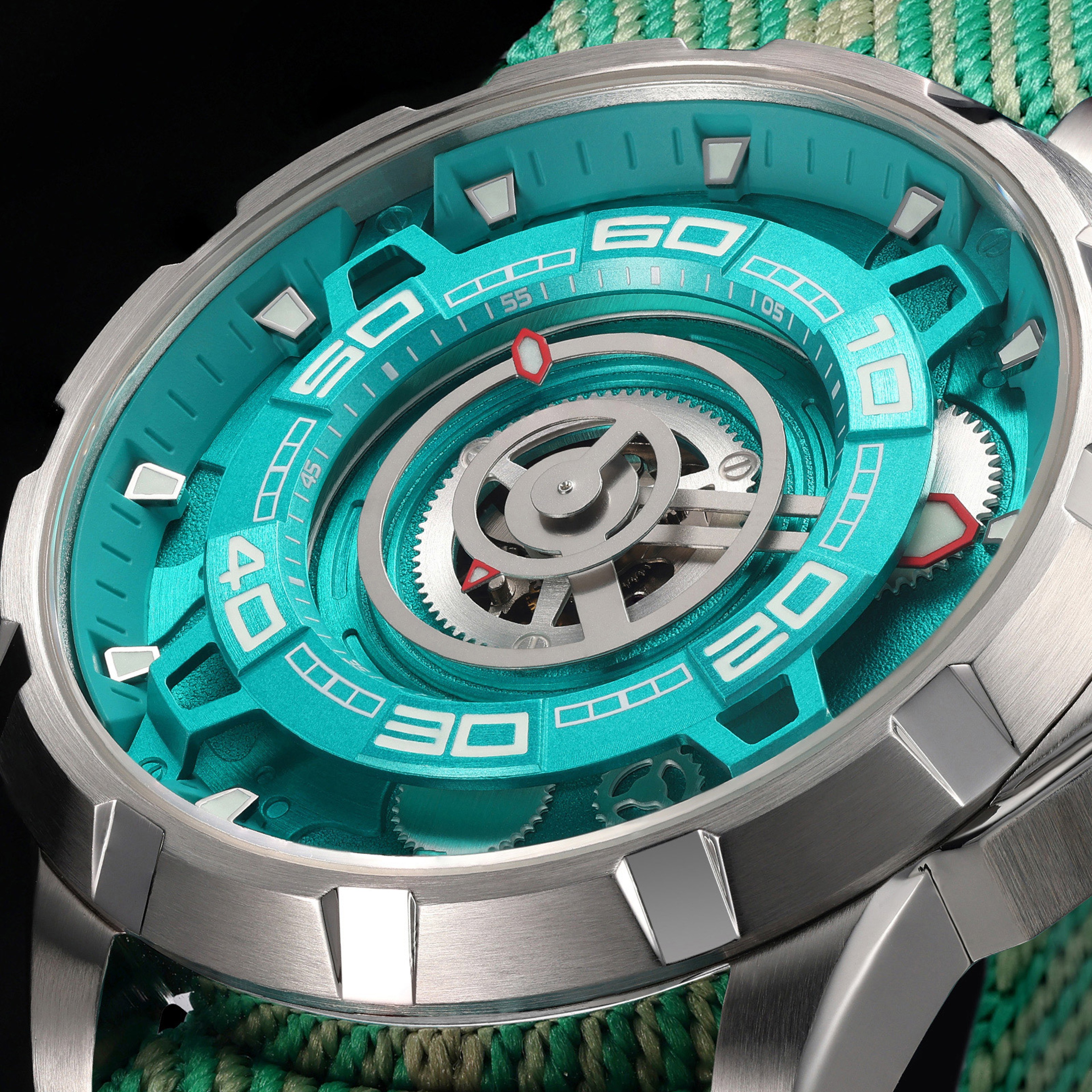 Automatic Skeleton Watch For Men With Sapphire Crystal And Miyota 1