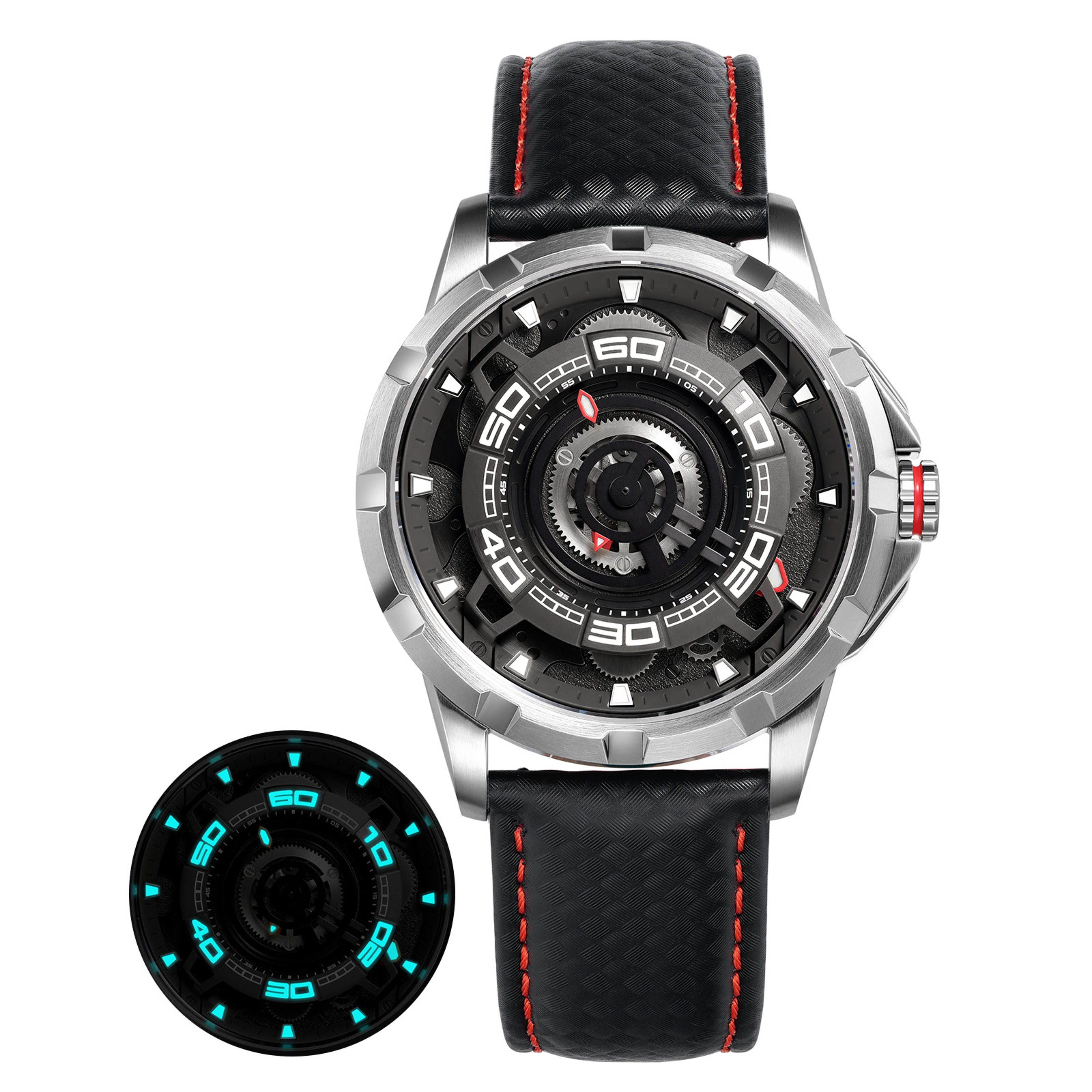 Automatic Skeleton Watch For Men With Sapphire Crystal And Miyota 9