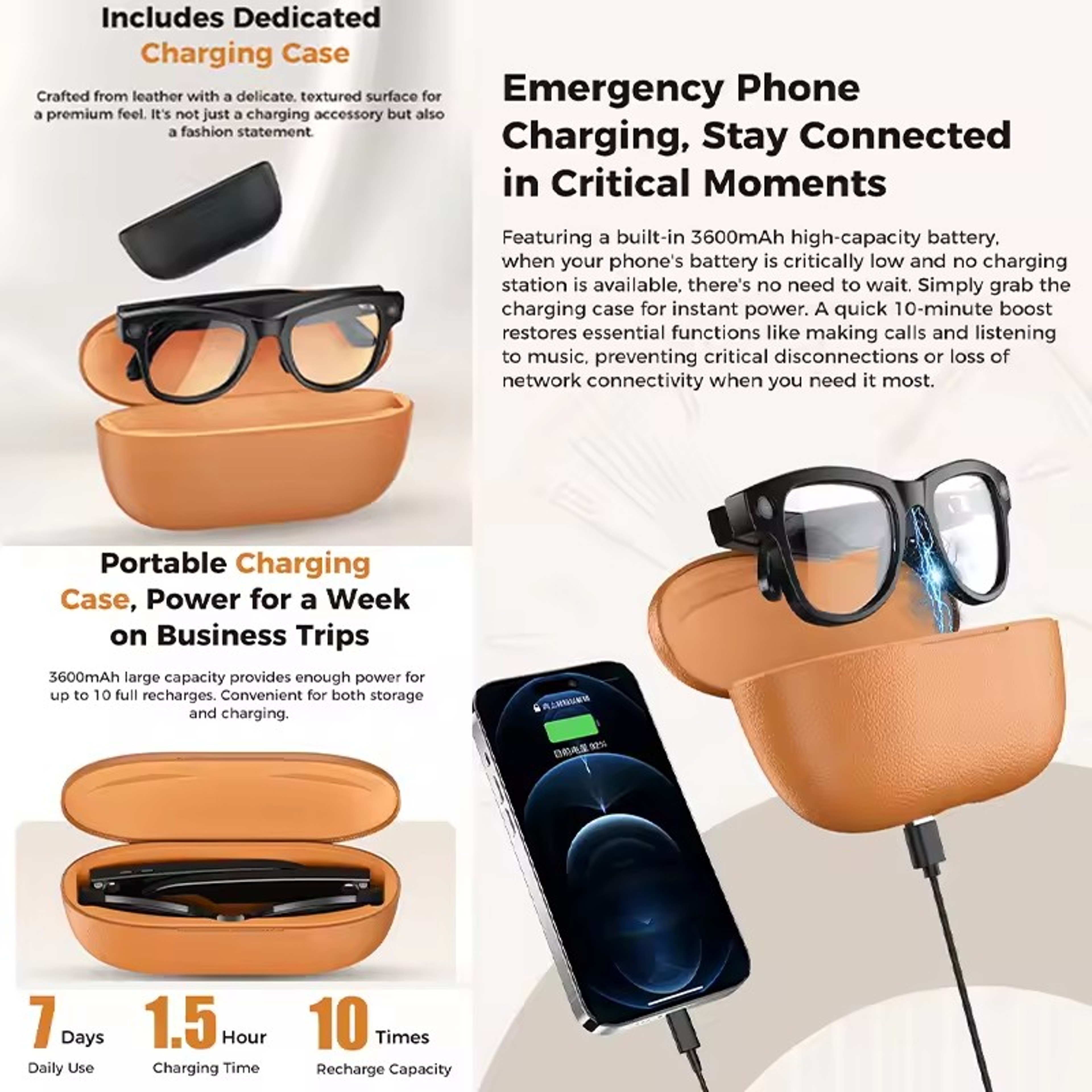AI Smart Glasses With Camera Storage And Real Time Translation 1