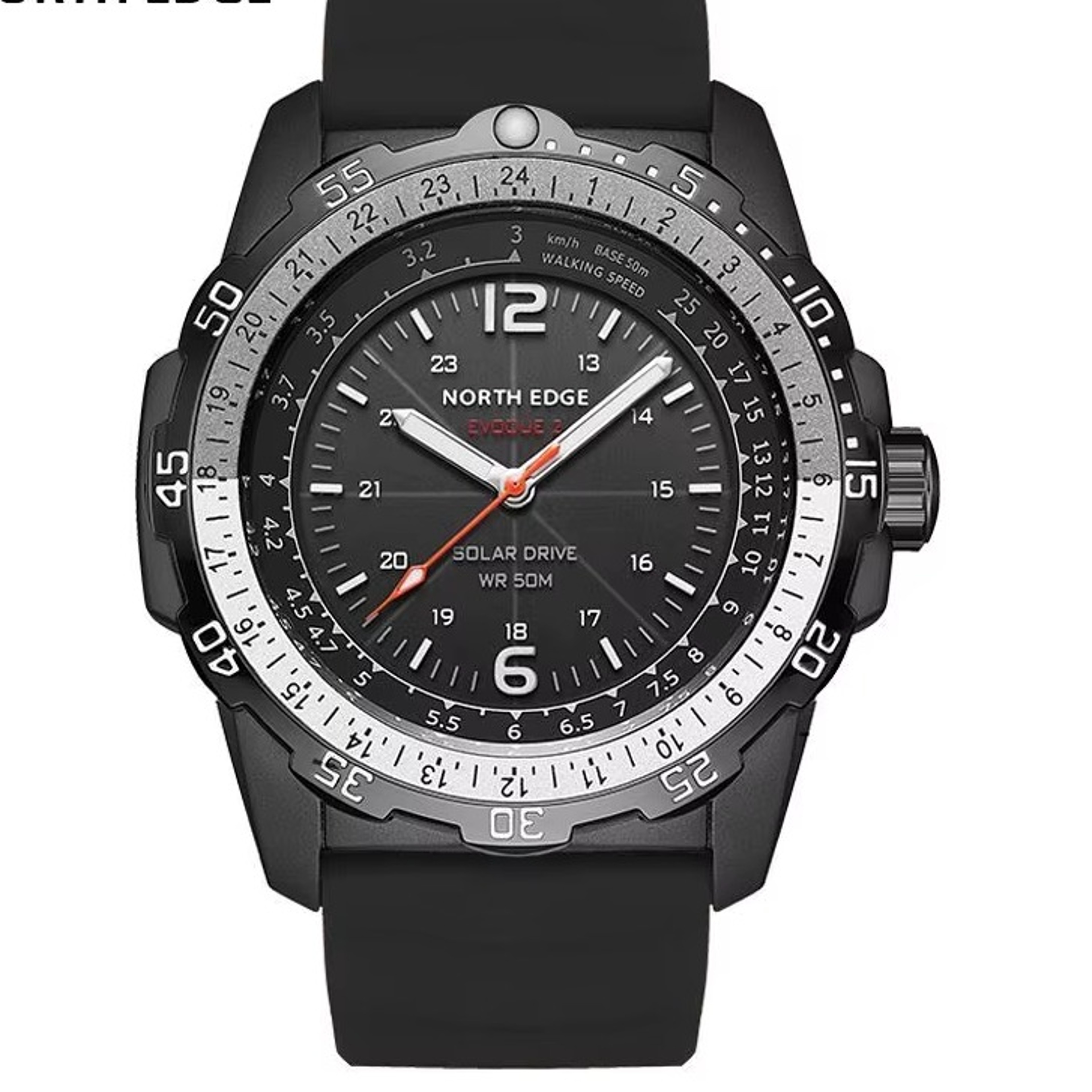 NORTH EDGE EVOQUE 2 Men Digital Military Watch Waterproof 50M Mens Sport Wristwatches Solar Power jp