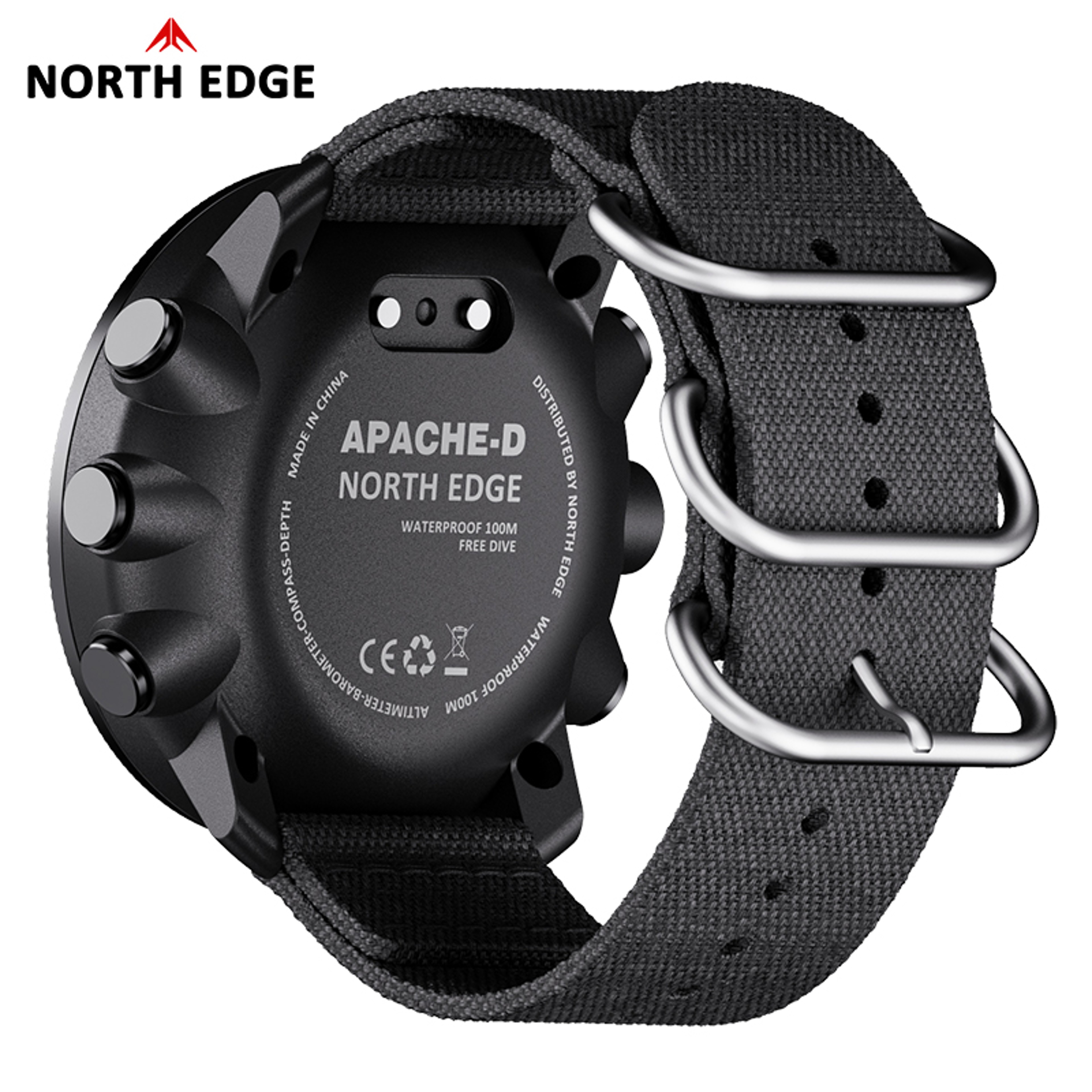 Freediving Watch With Compass Altimeter And Barometer 2