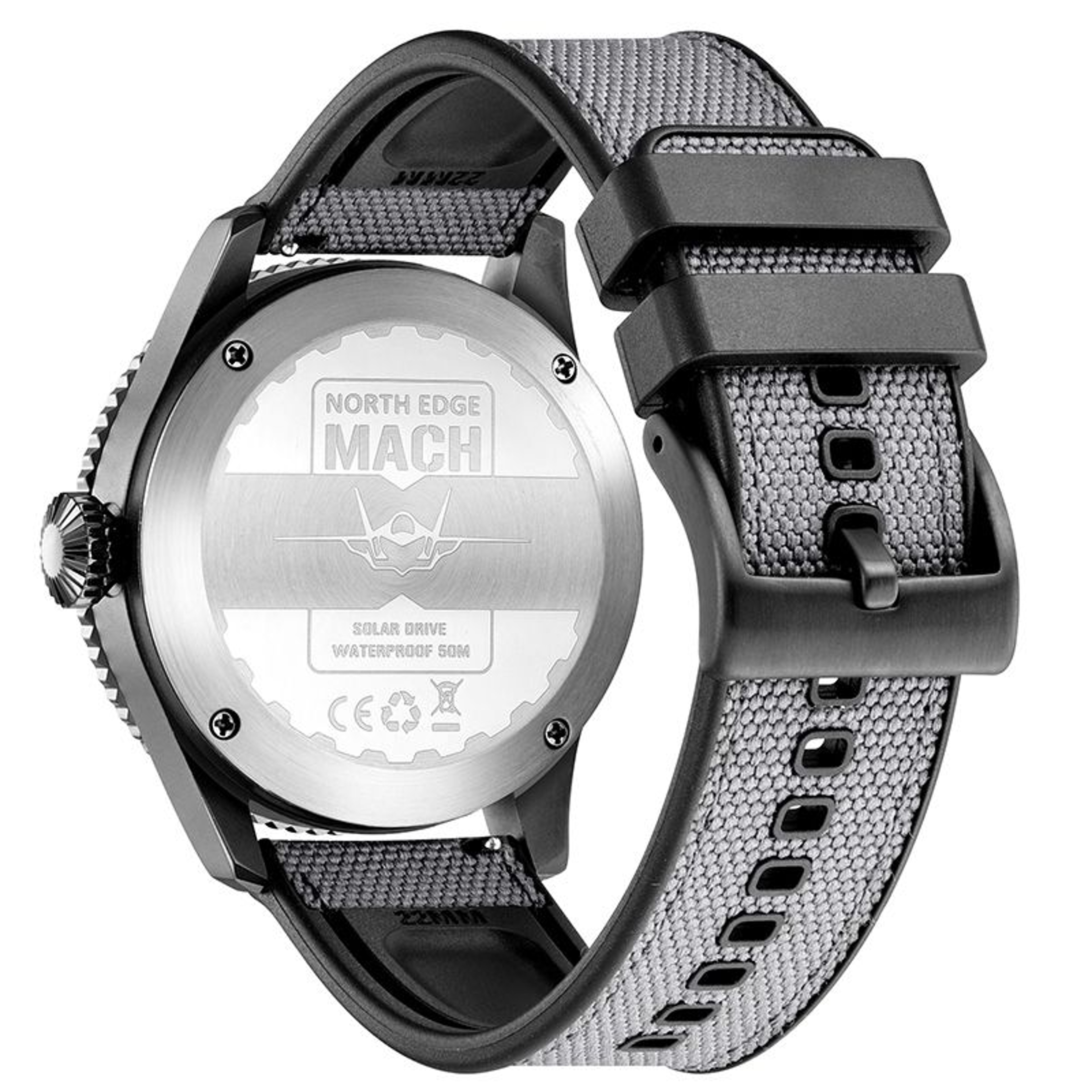 Solar Powered Watch For Men Waterproof Pilot Chronograph 1