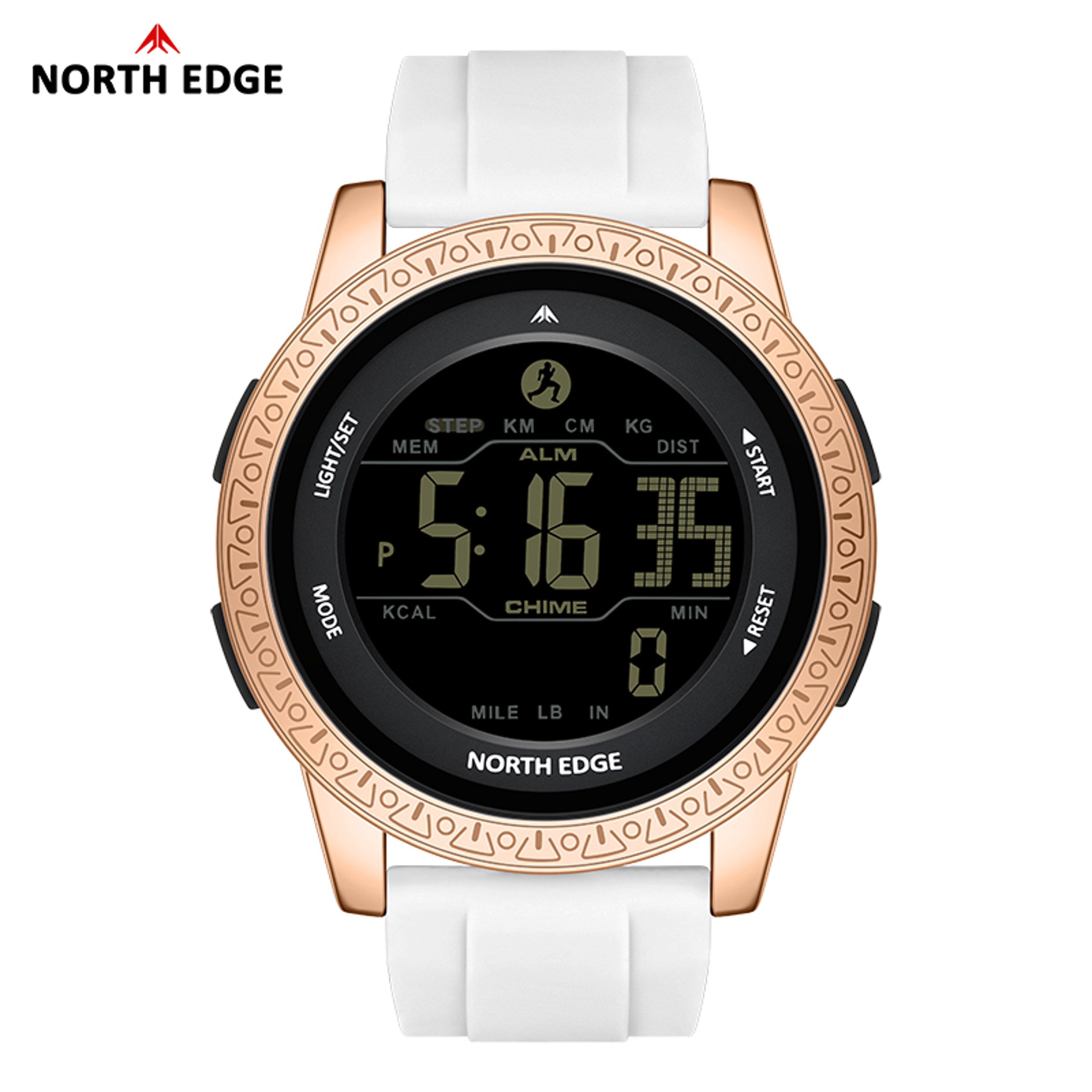 Apollo Waterproof Digital Watch With Pedometer And Dual Time 9